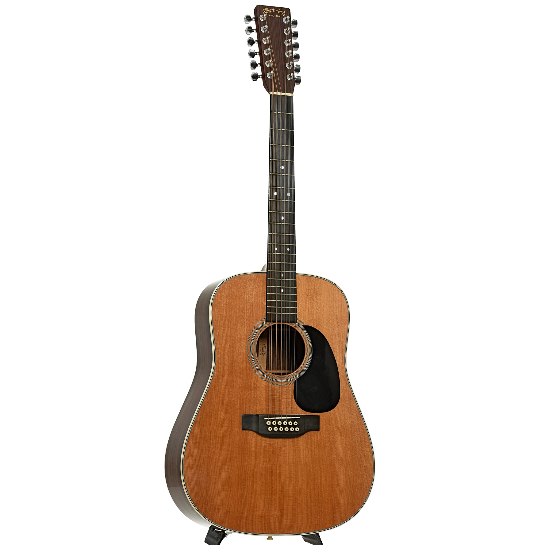 Full front and side of Martin D-12-28