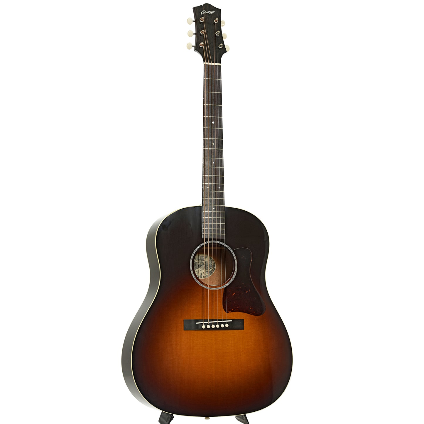 Full front and side of Collings CJ-45 T Traditional Series Acoustic Guitar