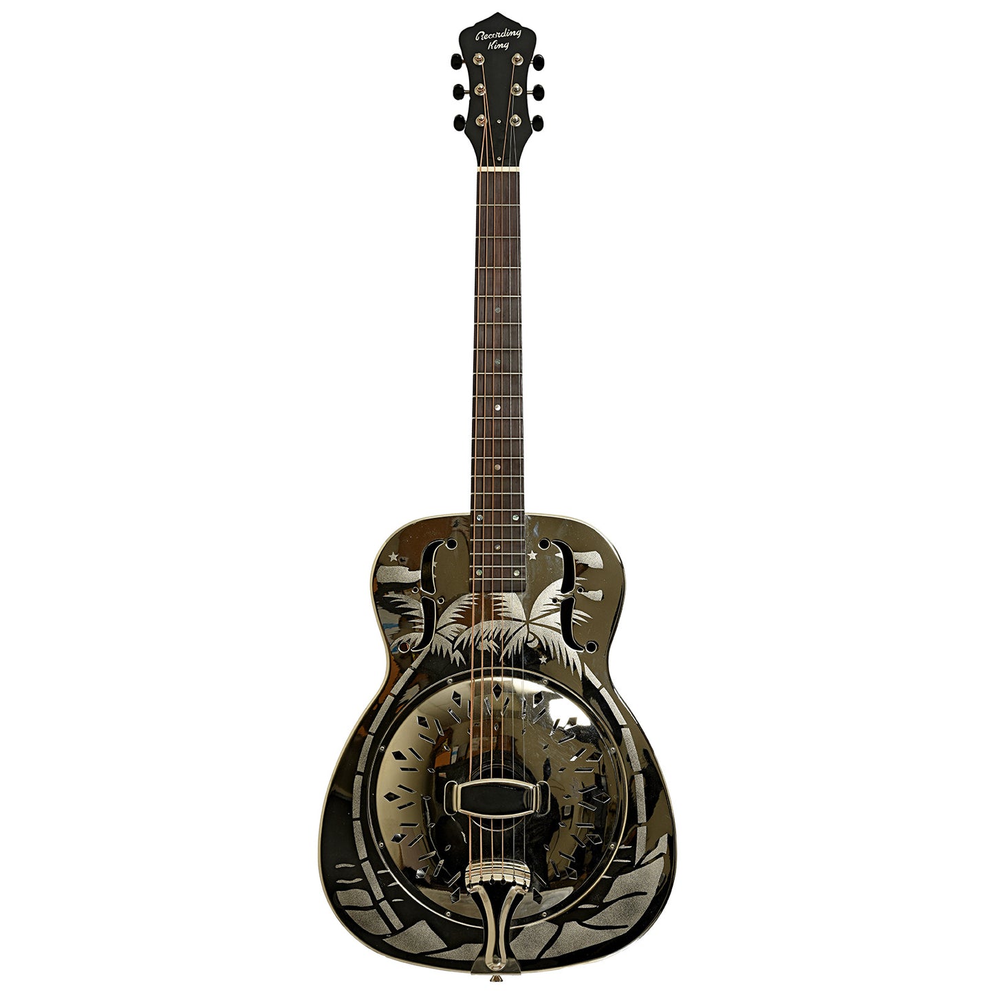 Full front of Recording King RM-997-H Resonator Guitar
