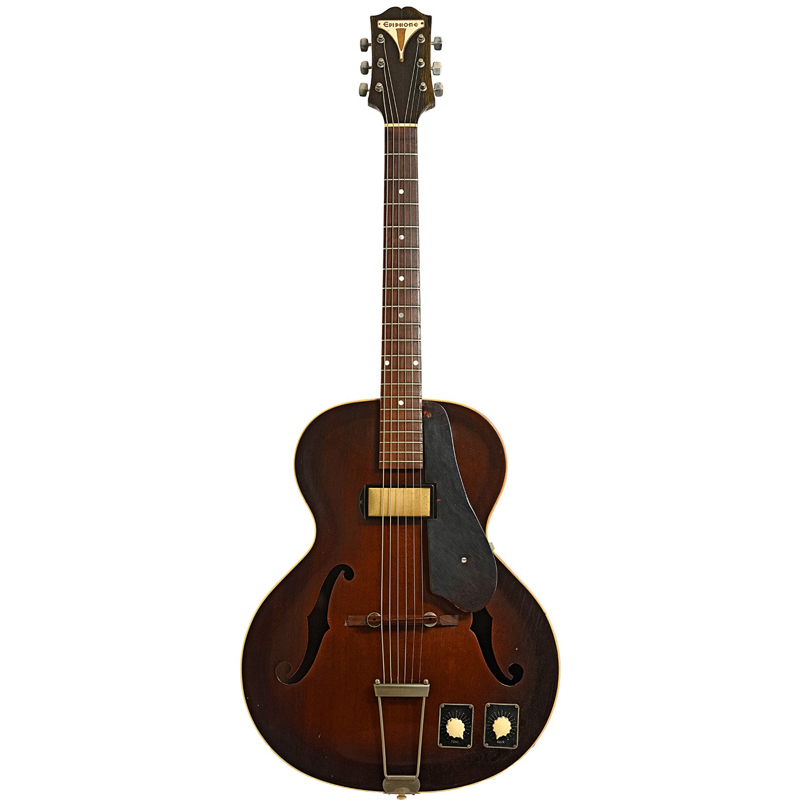 Full front of Epiphone Century Hollow Body Electric Guitar