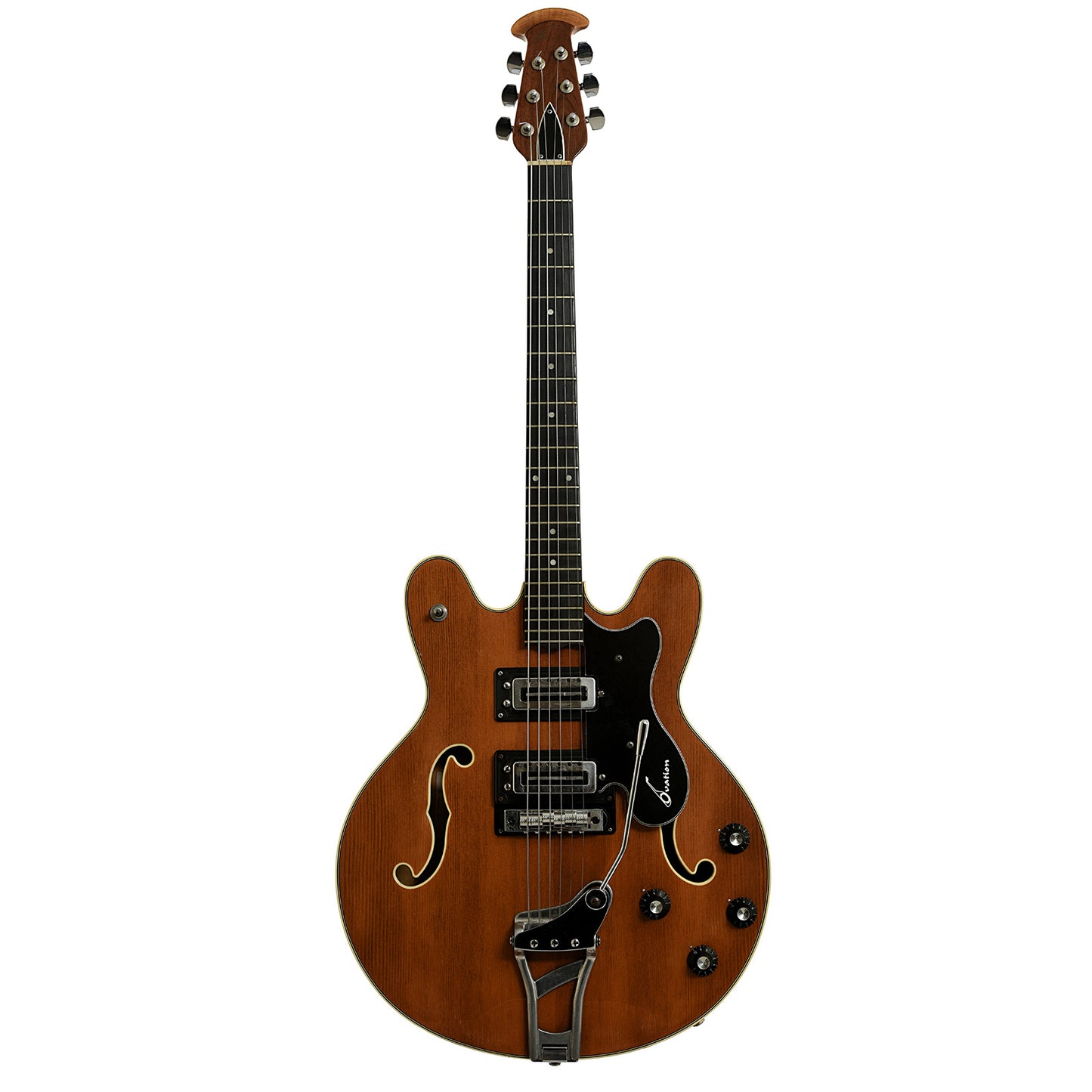 Full front of Ovation 1232-4 Hollowbody Electric Guita