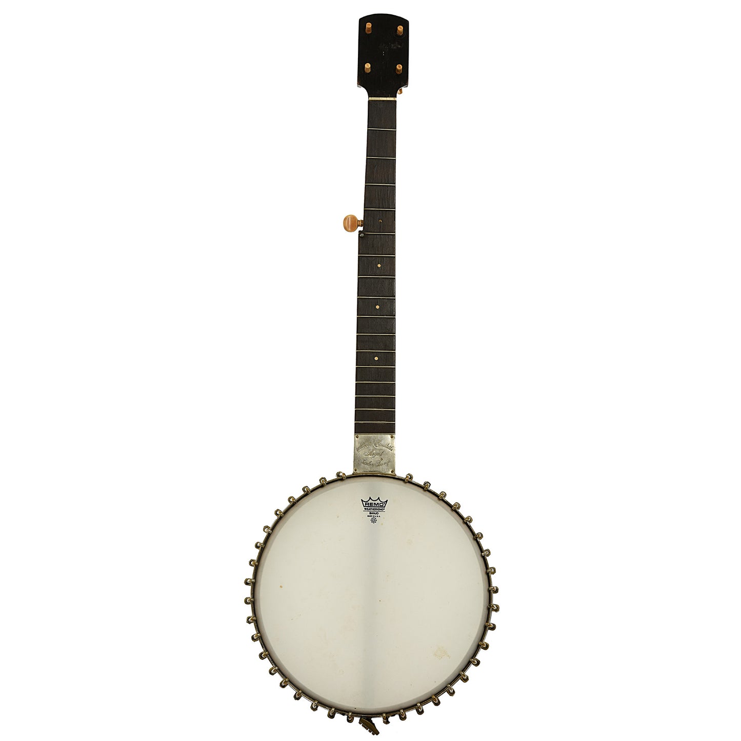 Full front of Albert Houdlett & Sons “Royal Parlor Banjo” Openback Banjo