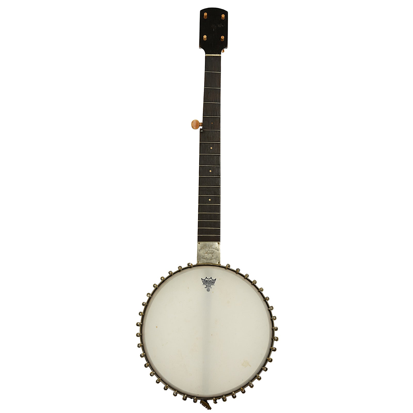 Full front of Albert Houdlett & Sons “Royal Parlor Banjo” Openback Banjo