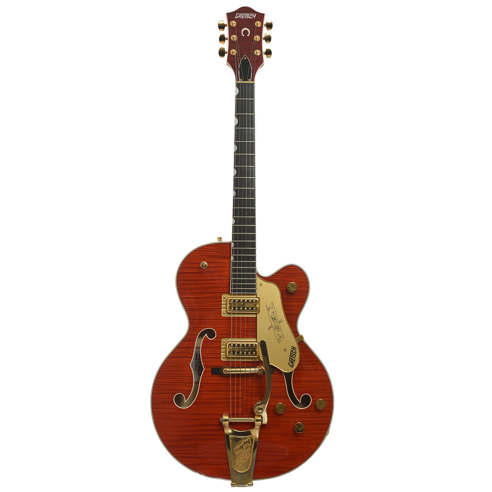 Full front of Gretsch G6120TFM Players Edition Nashville Hollowbody Electric Guitar