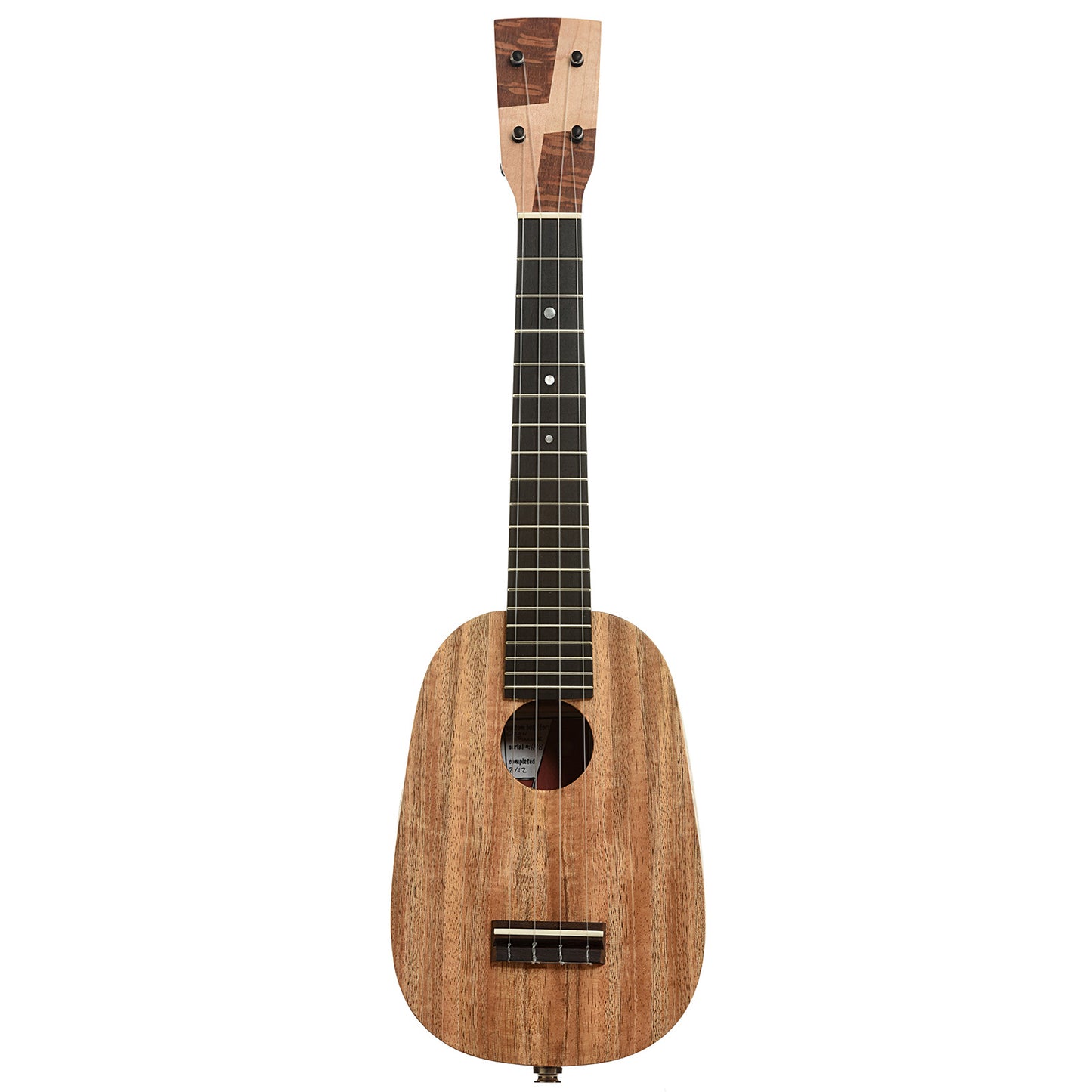 Full front of Mya-Moe Pineapple Acacia? Concert Ukulele 