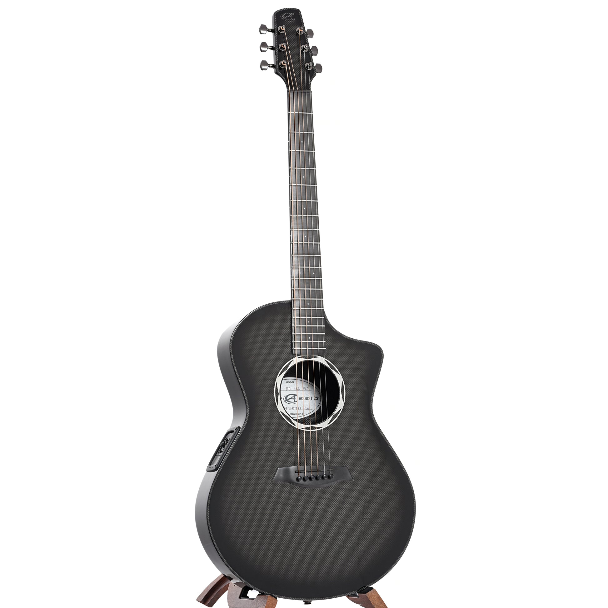 Full front and side of CA OX HG CBB ELE Acoustic-Electric Guitar