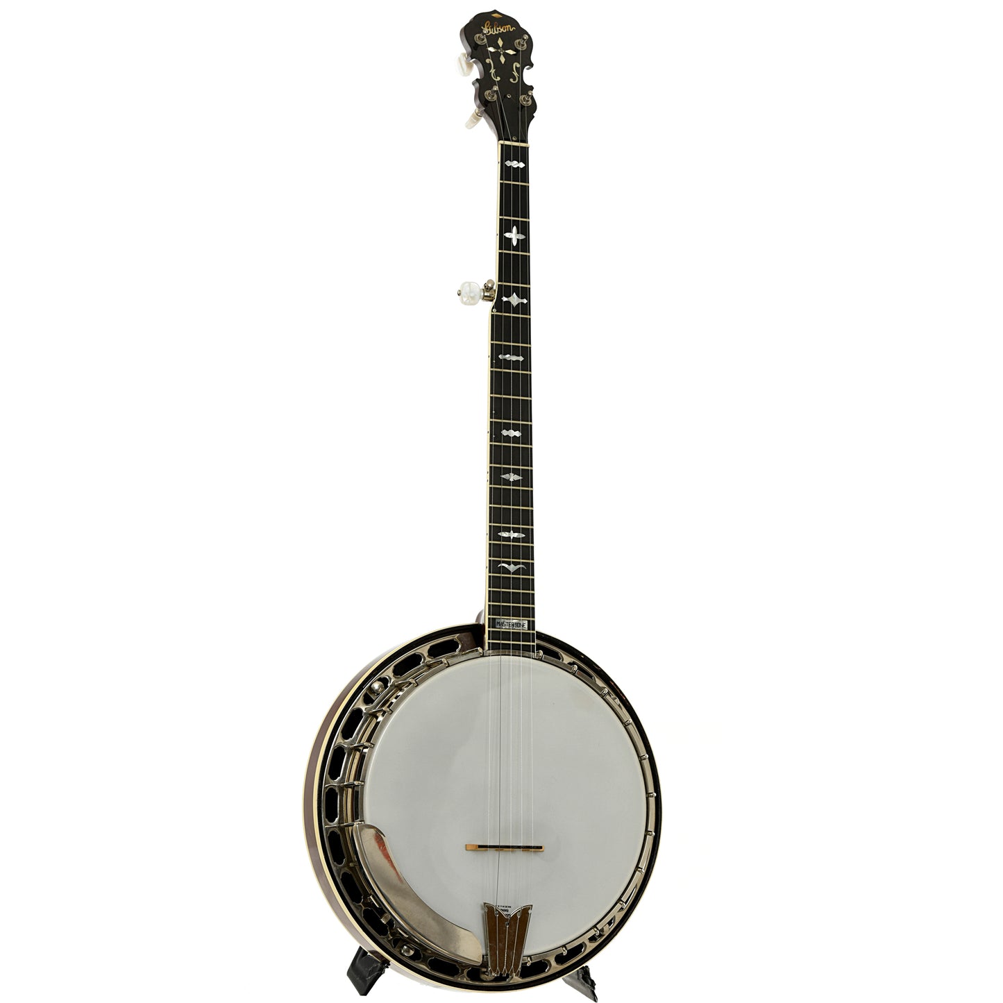 Full front and side of Gibson RB-250 Resonator Banjo