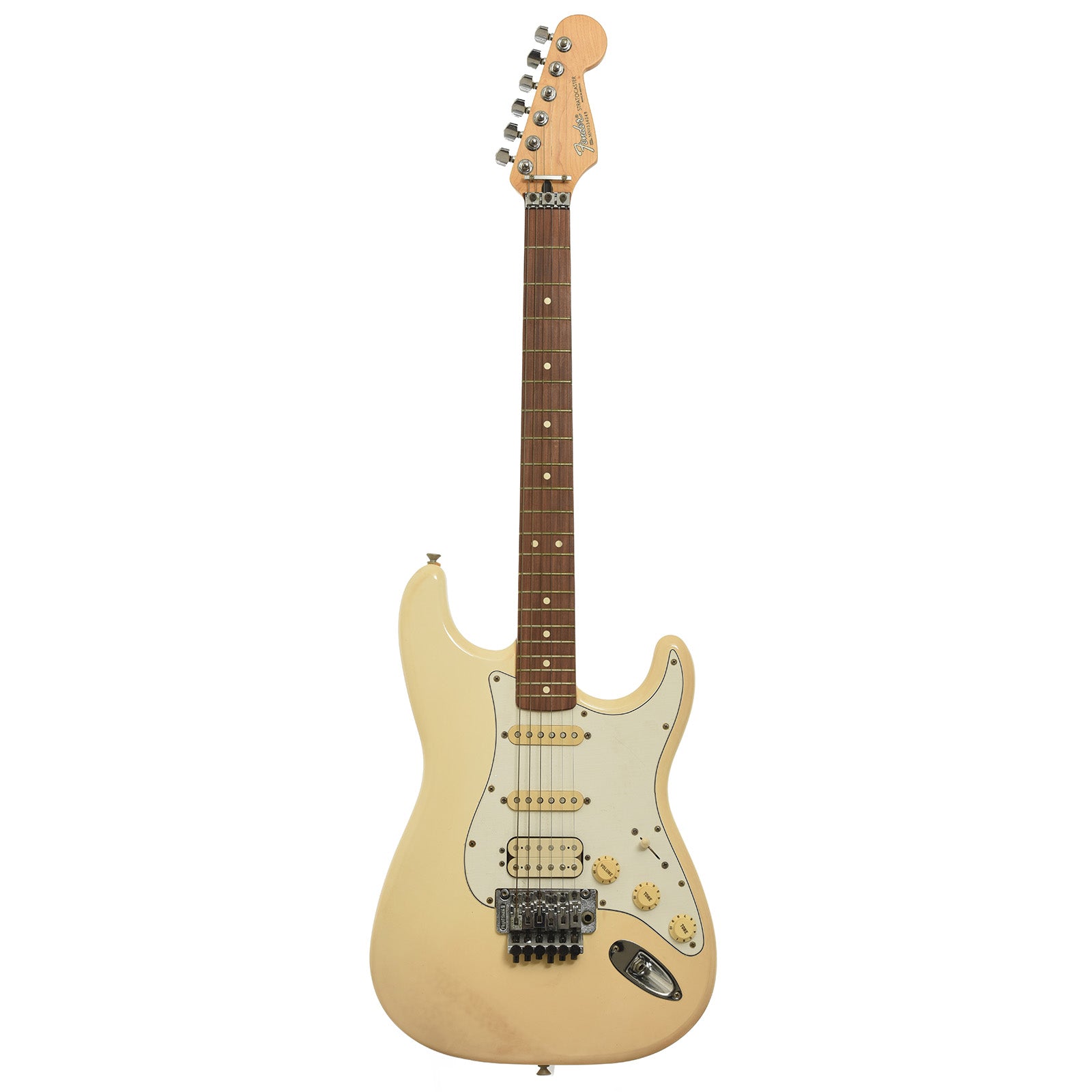Full front of Fender Standard HSS Stratocaster with Floyd Rose Electric Guitar  