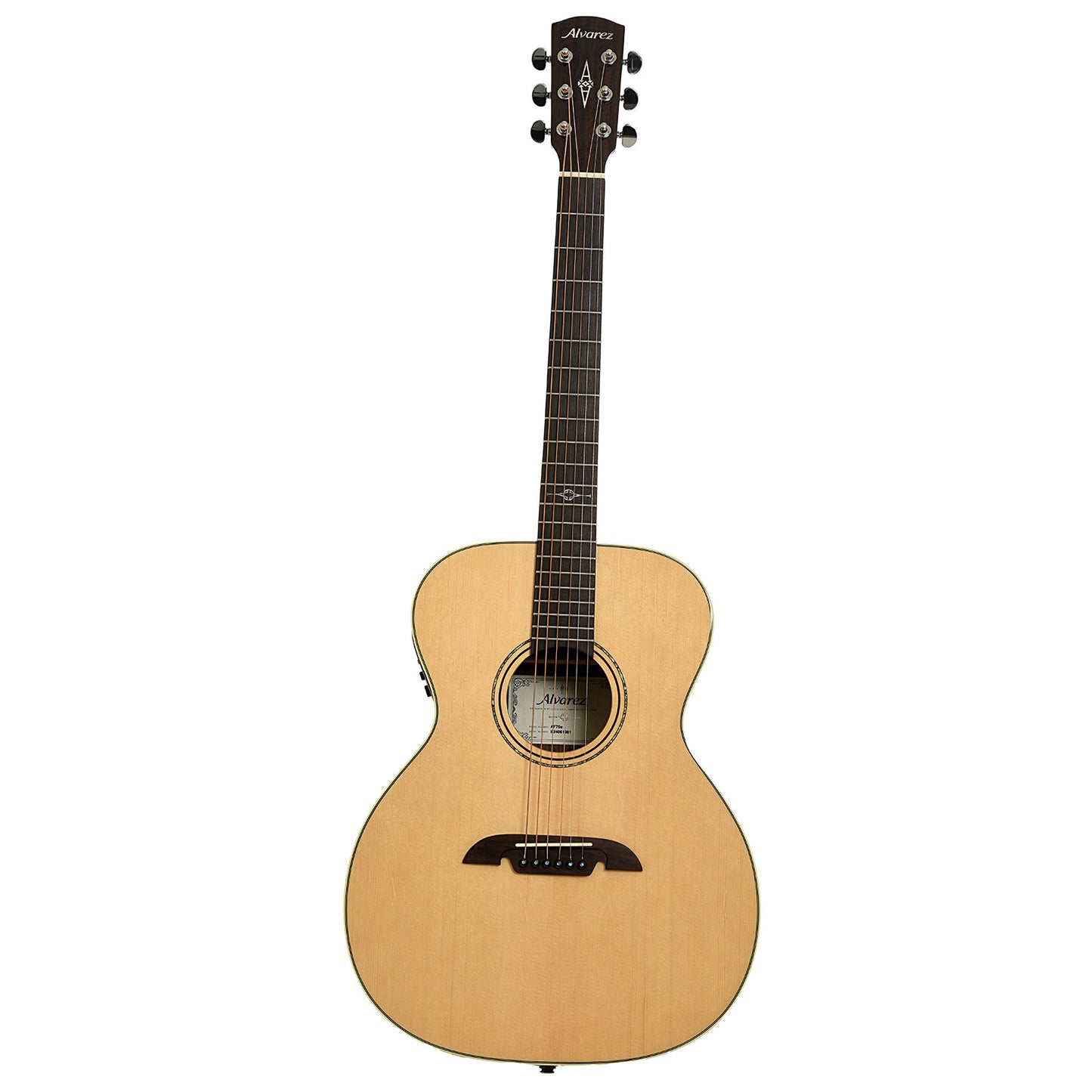 Full front of Alvarez Artist Series AF70E OM Acoustic-Electric Guitar
 