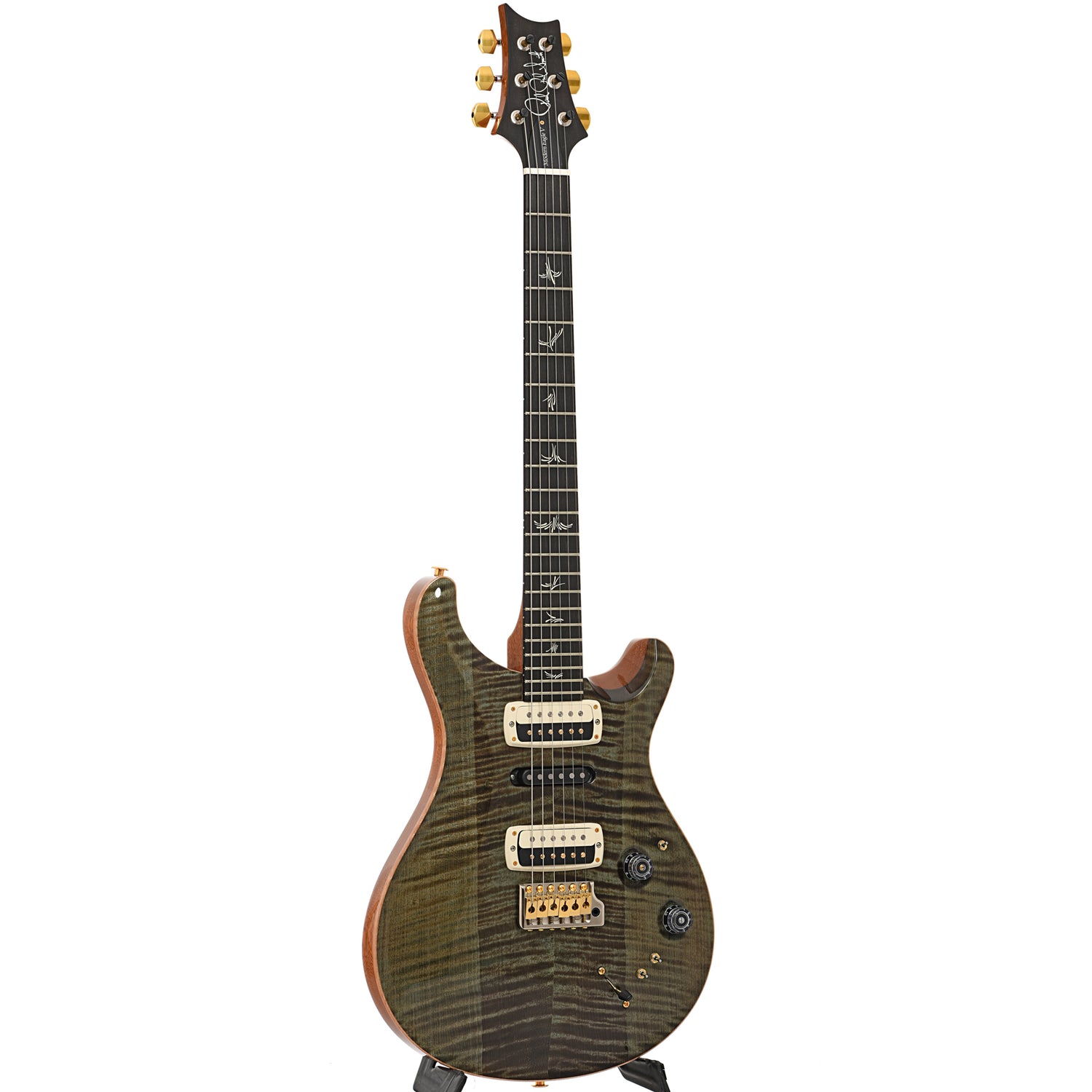 Full front and side of PRS Modern Eagle V guitar