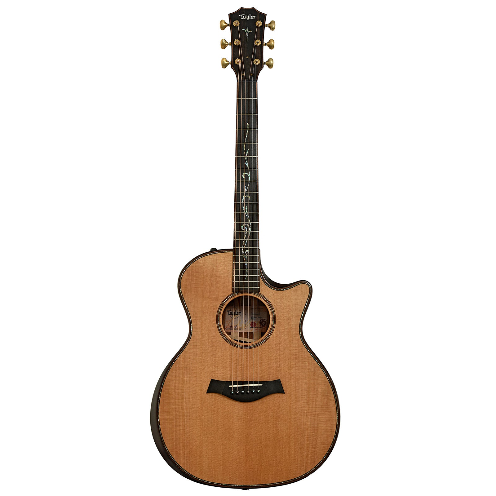 Full front of Taylor Builder's Edition K14ce Acoustic-Electric Guitar 