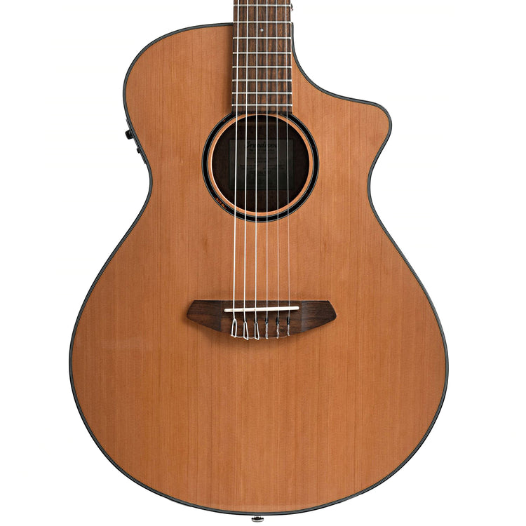 Front of Breedlove Eco Collection Discovery S Concert Nylon CE Red Cedar