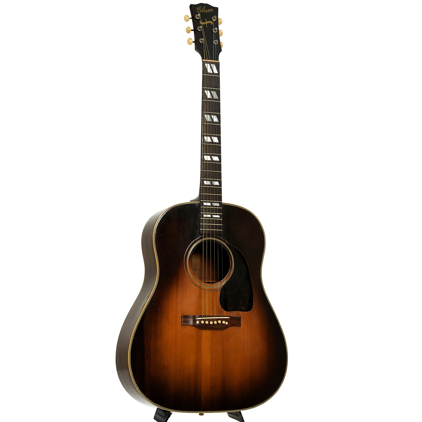 Full front and side of Gibson Southern Jumbo Acoustic Guitar