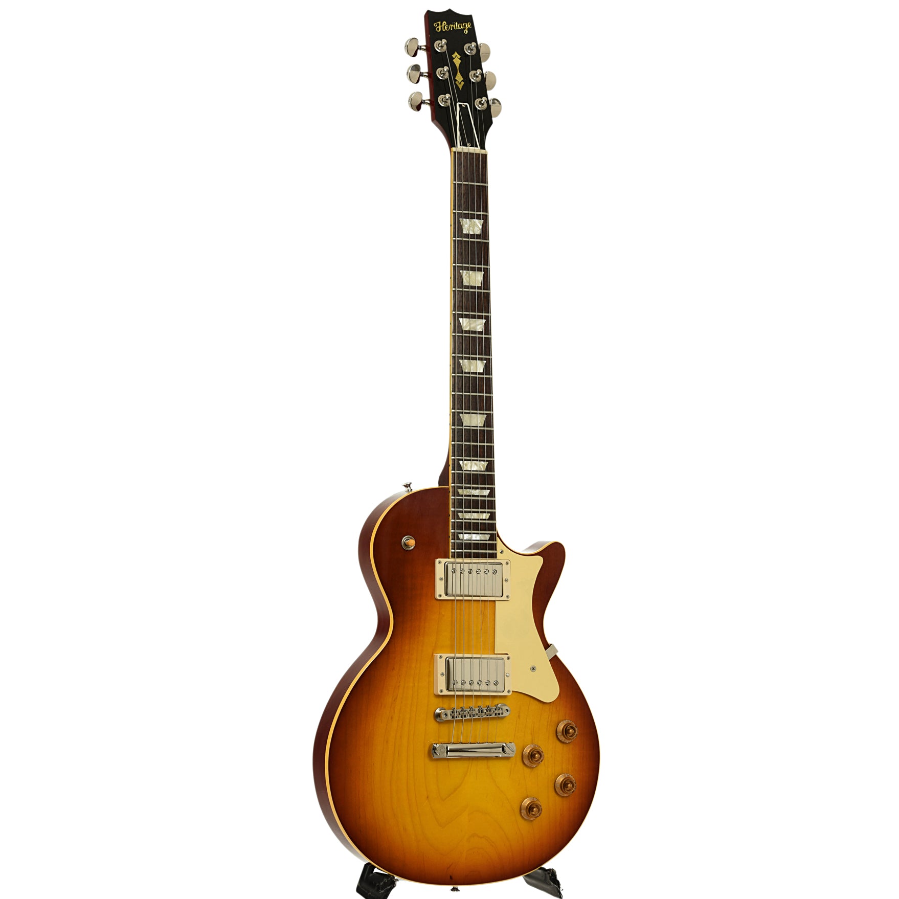 Full front and side of Heritage Custom Shop CC H-150 Electric Guitar 