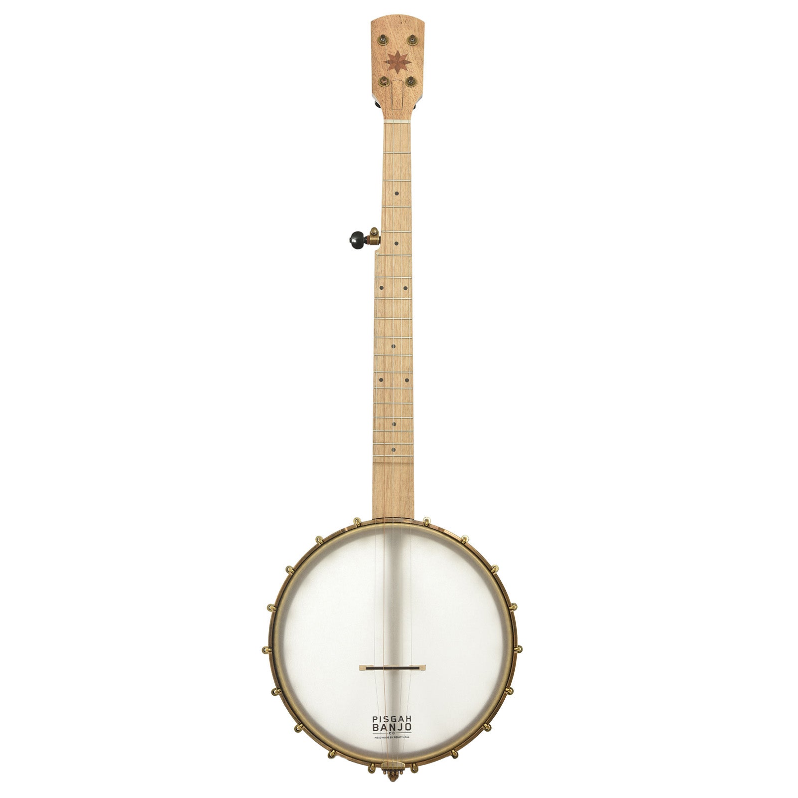 Full front of Pisgah Appalachian 11in Short Scale Openback Banjo