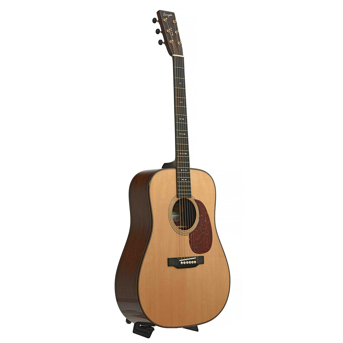 Full front and side of Bourgeois Touchstone Signature Dreadnought