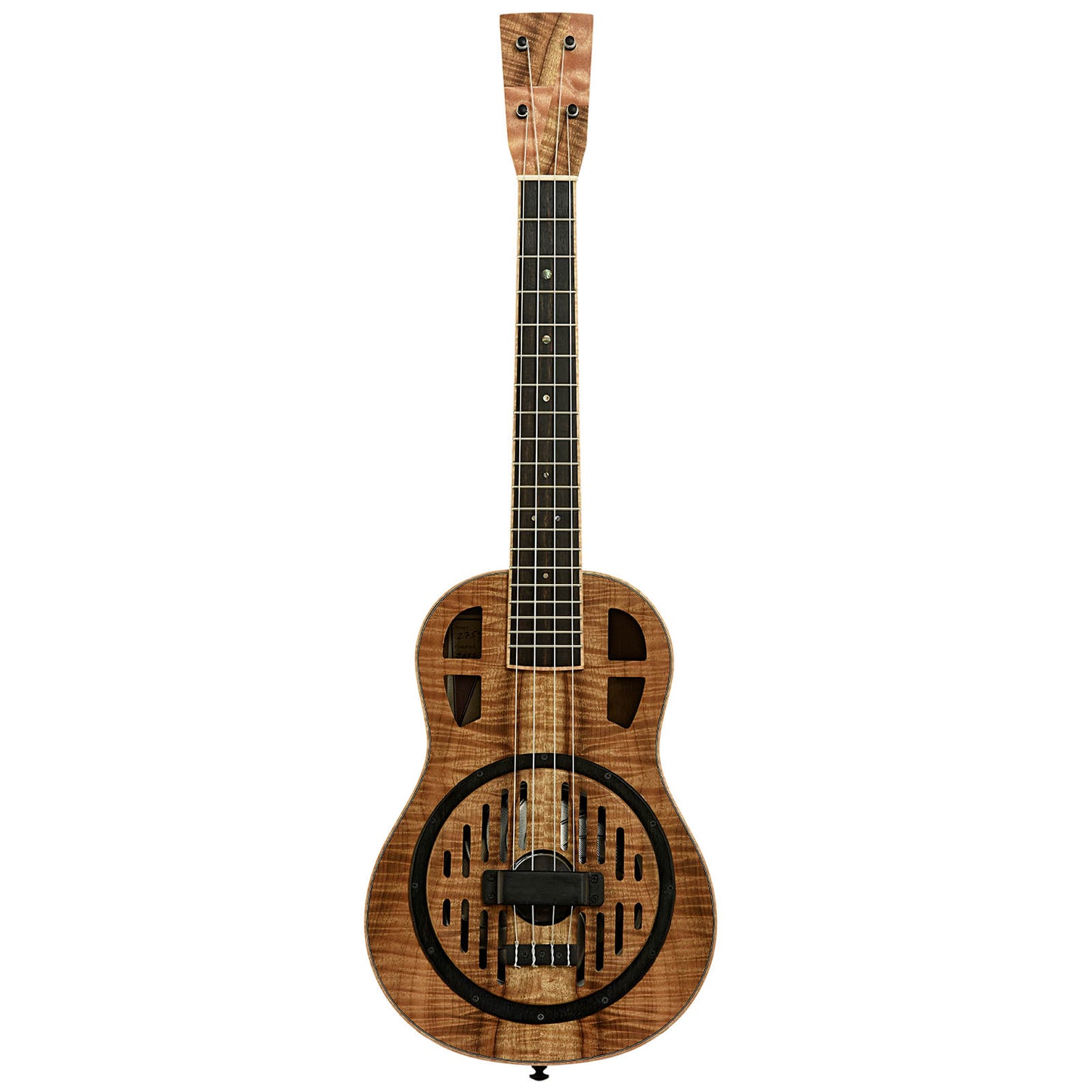 Full front of Mya-Moe Resonator Tenor Ukulele