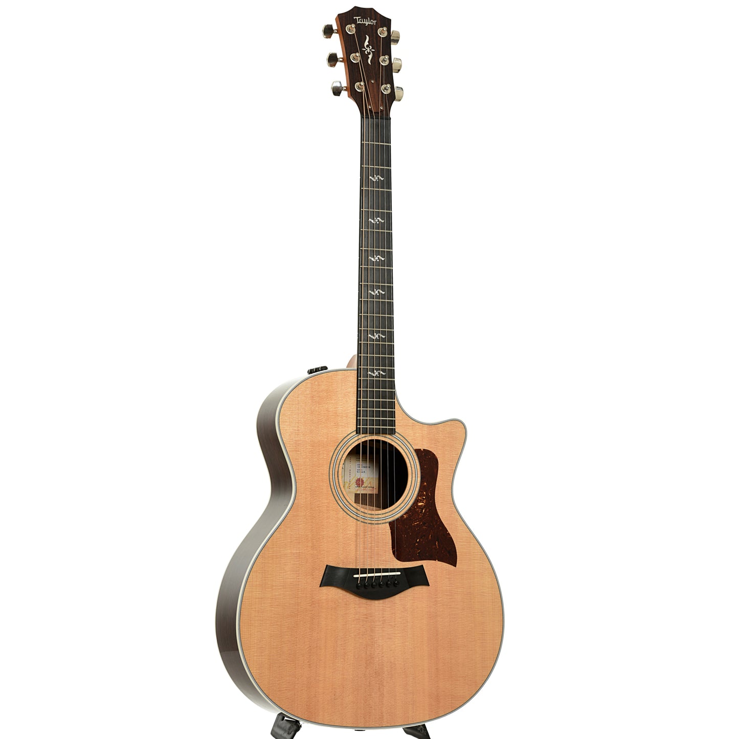 Full front and side of Taylor 414-ceR V-Class Acoustic Electric Guitar 