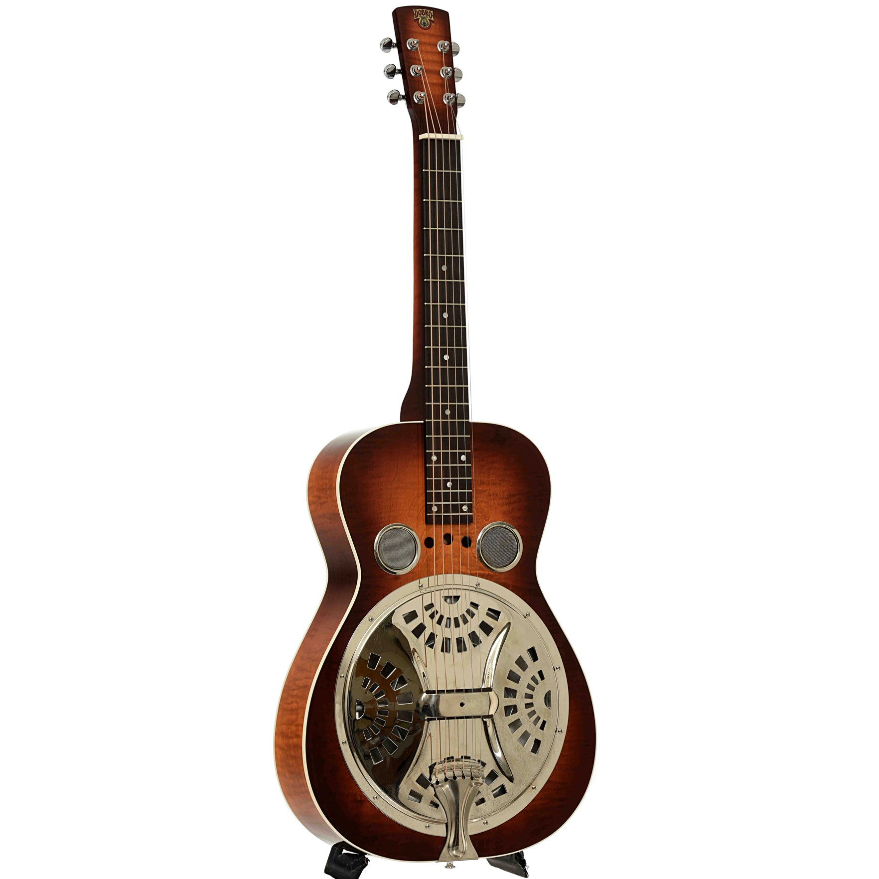 Full front and side of Dobro 60DS Resonator Guitar