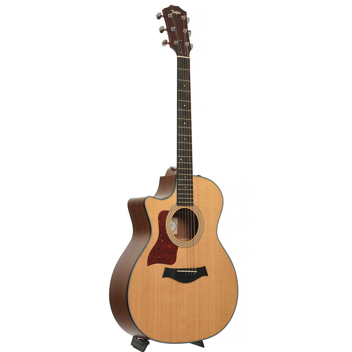 Full Front & Side of Taylor 314CE LH Acoustic-Electric Guitar