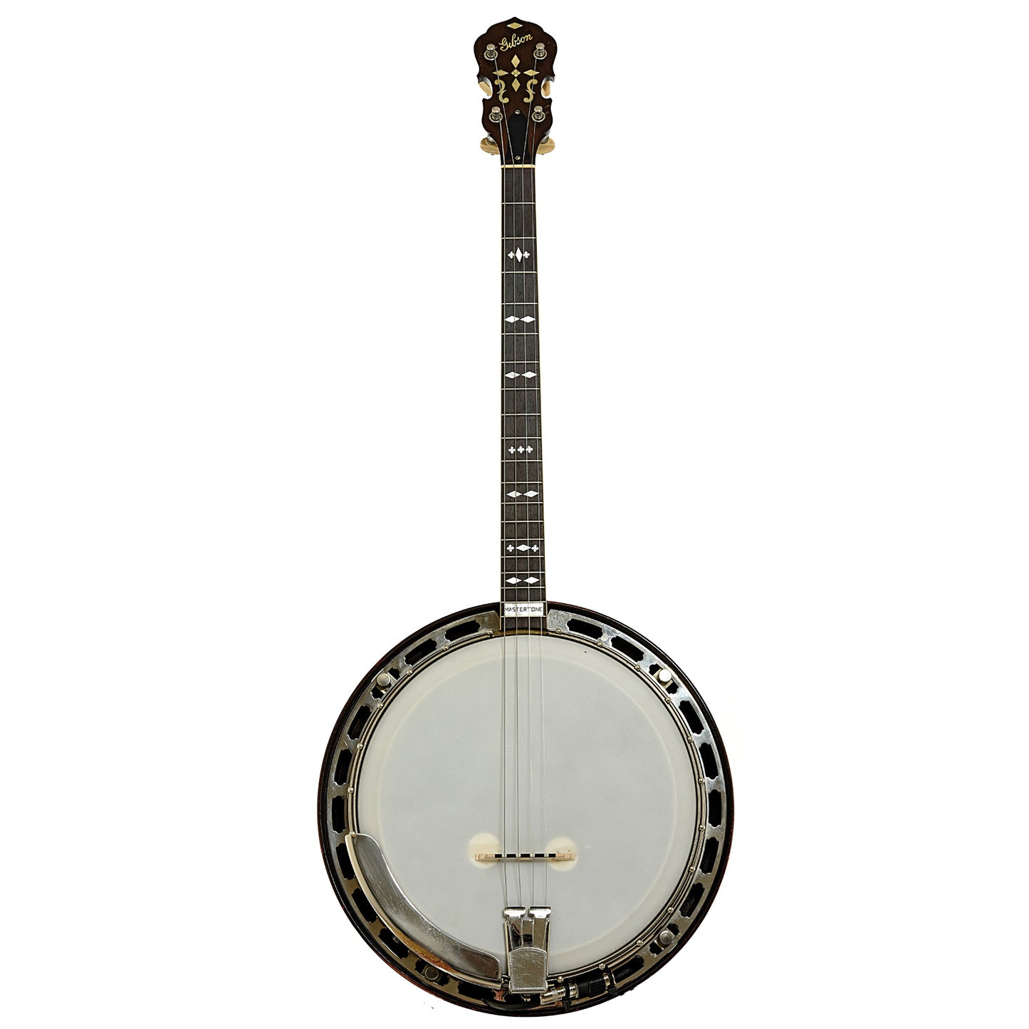 Full front of Gibson TB-3 Tenor Banjo