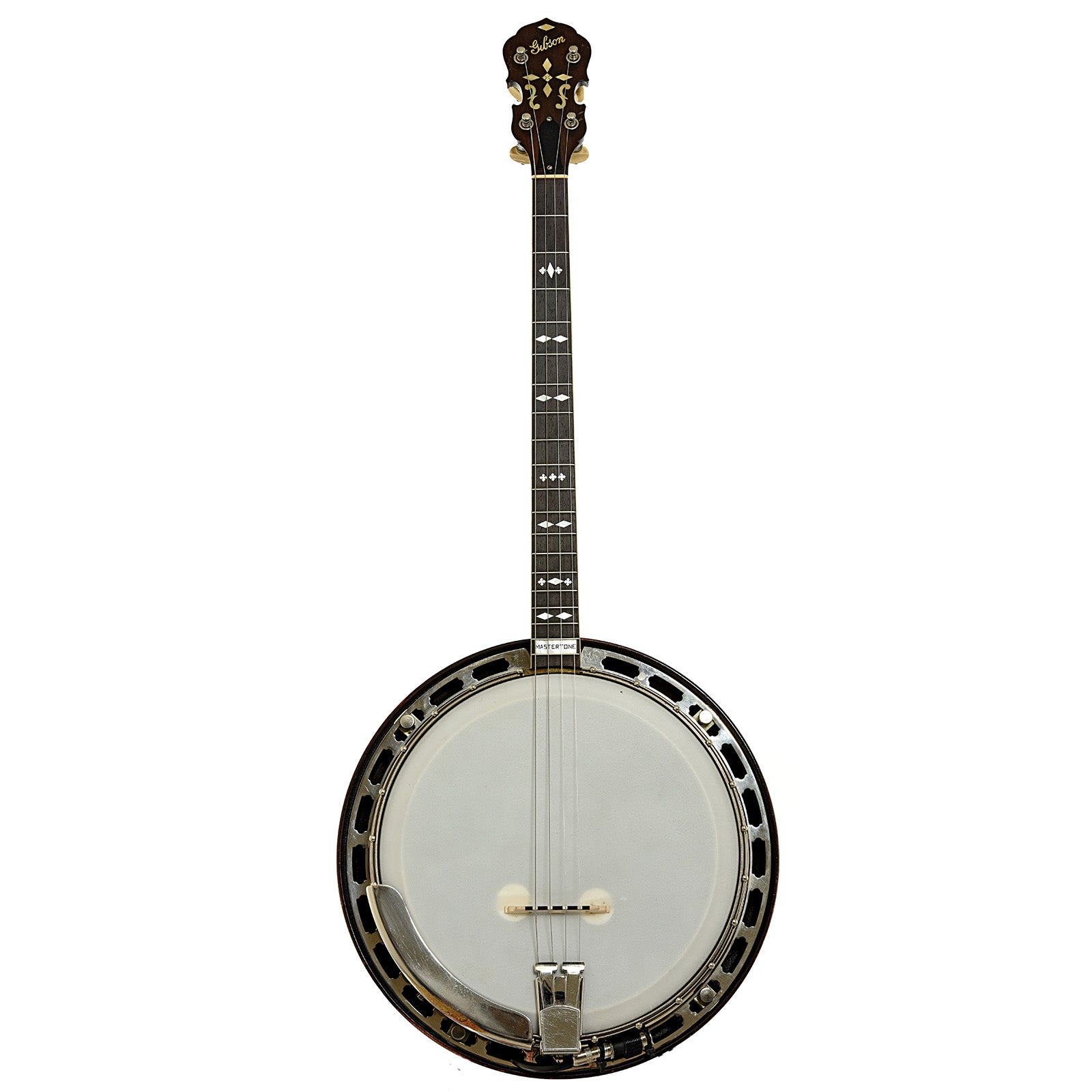 Full front of Gibson TB-3 Tenor Banjo