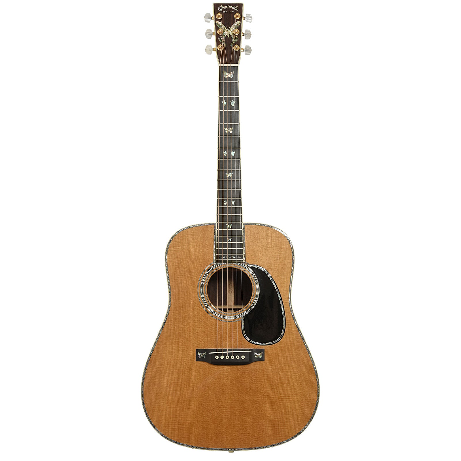 Full front of Martin Custom Dreadnought Acoustic Guitar   