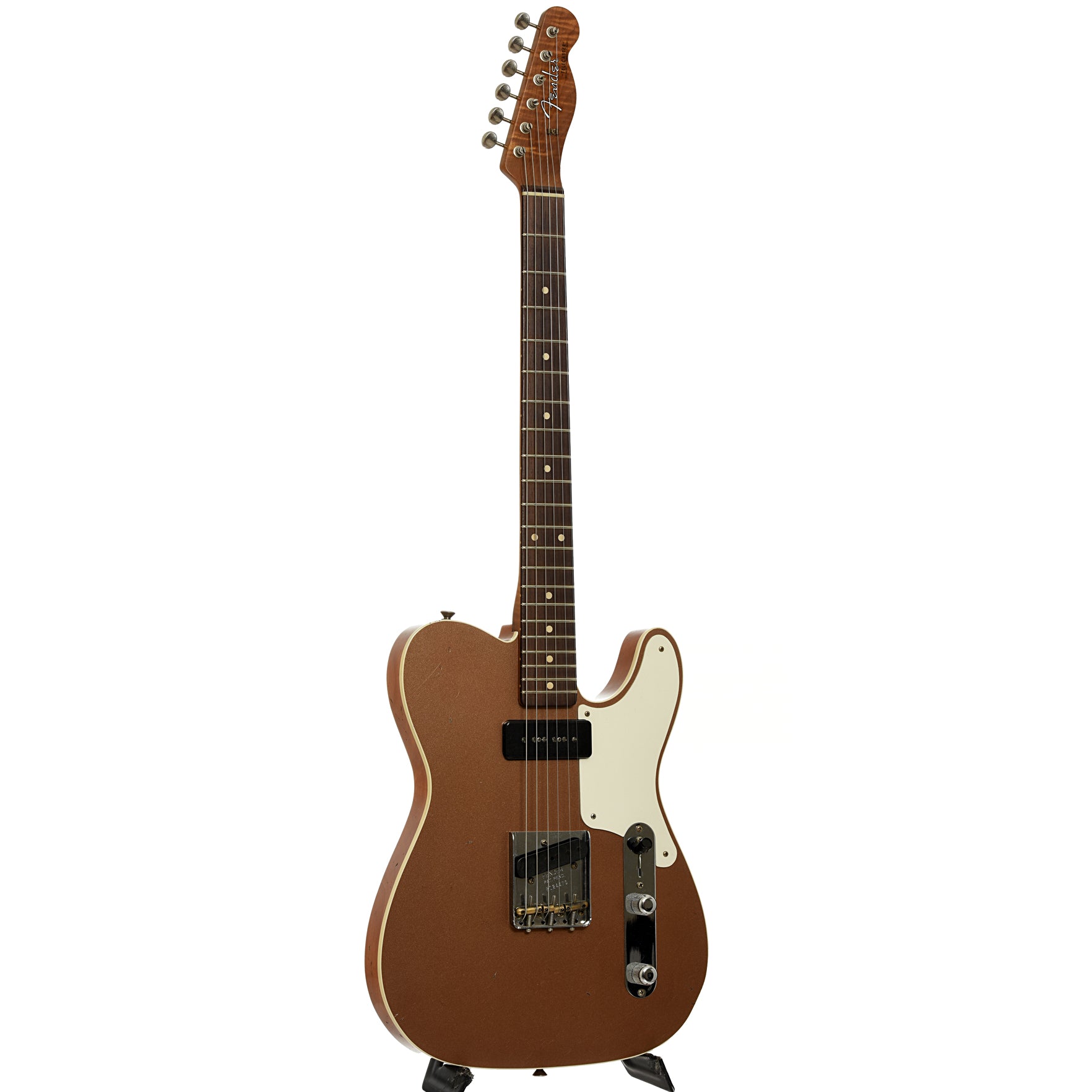 Full front and side of Fender Custom Shop Maho Journeyman Relic Telecaster 