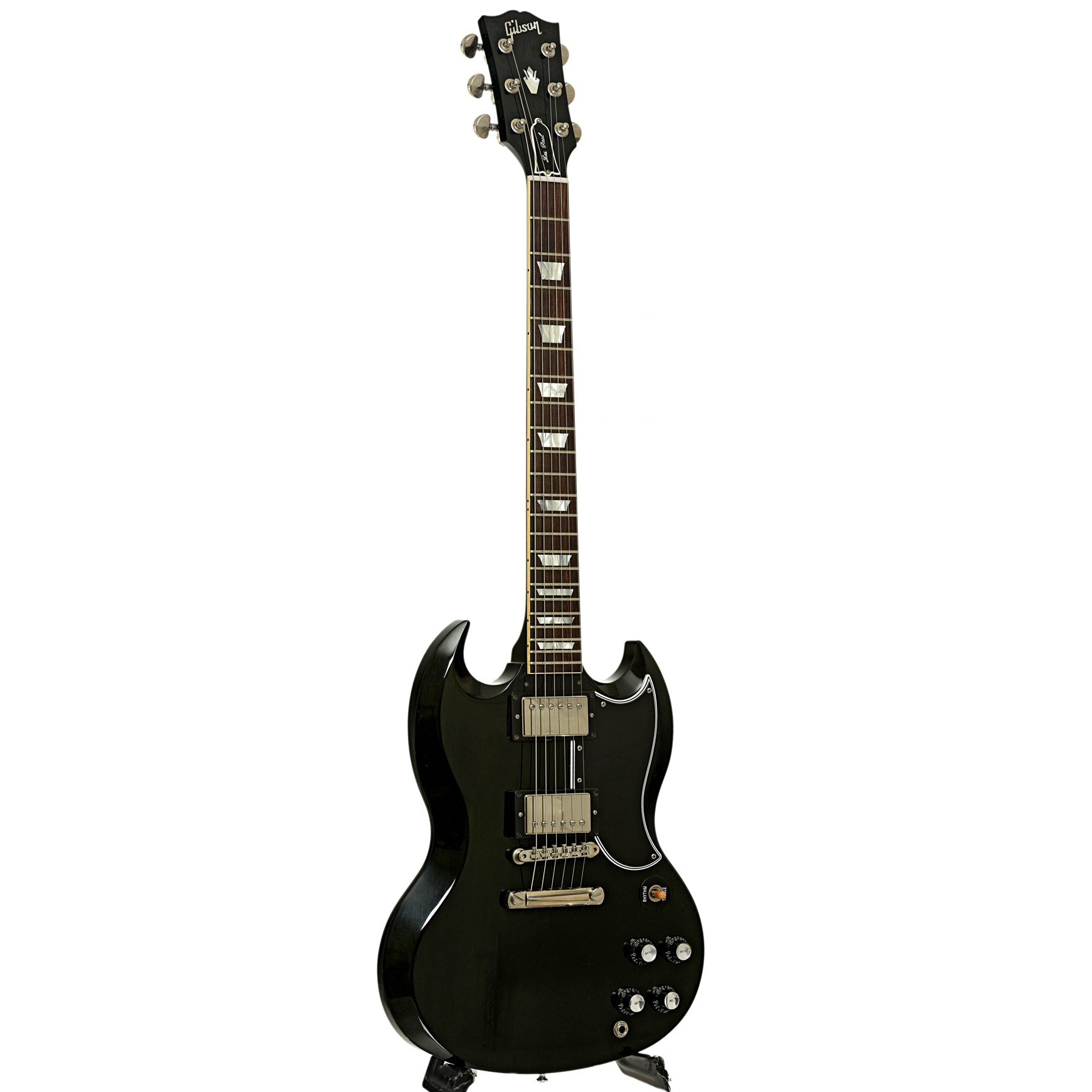 Full front and side of Gibson SG Bohemian Standard Electric Guitar 