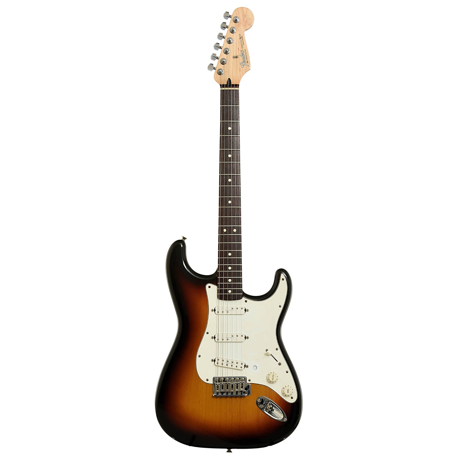 Full front of Fender Stratocaster Standard Electric Guitar