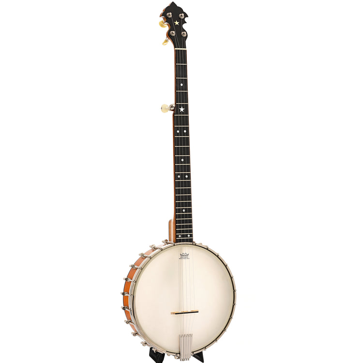 Full front and side of Parts Open Back Banjo