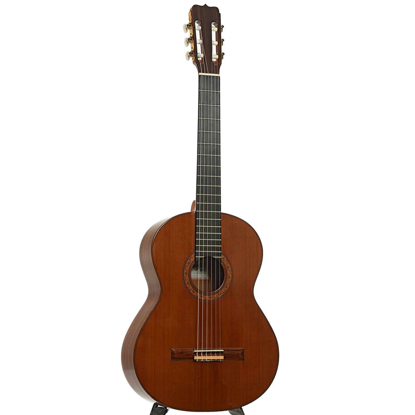 Full front and side of Ramirez R-2 Classical Guitar                                          