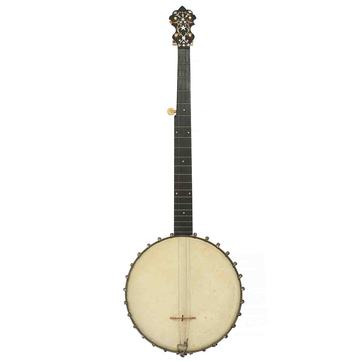 Full Front of S.S. Stewart Thoroughbred No.1 Openback Banjo