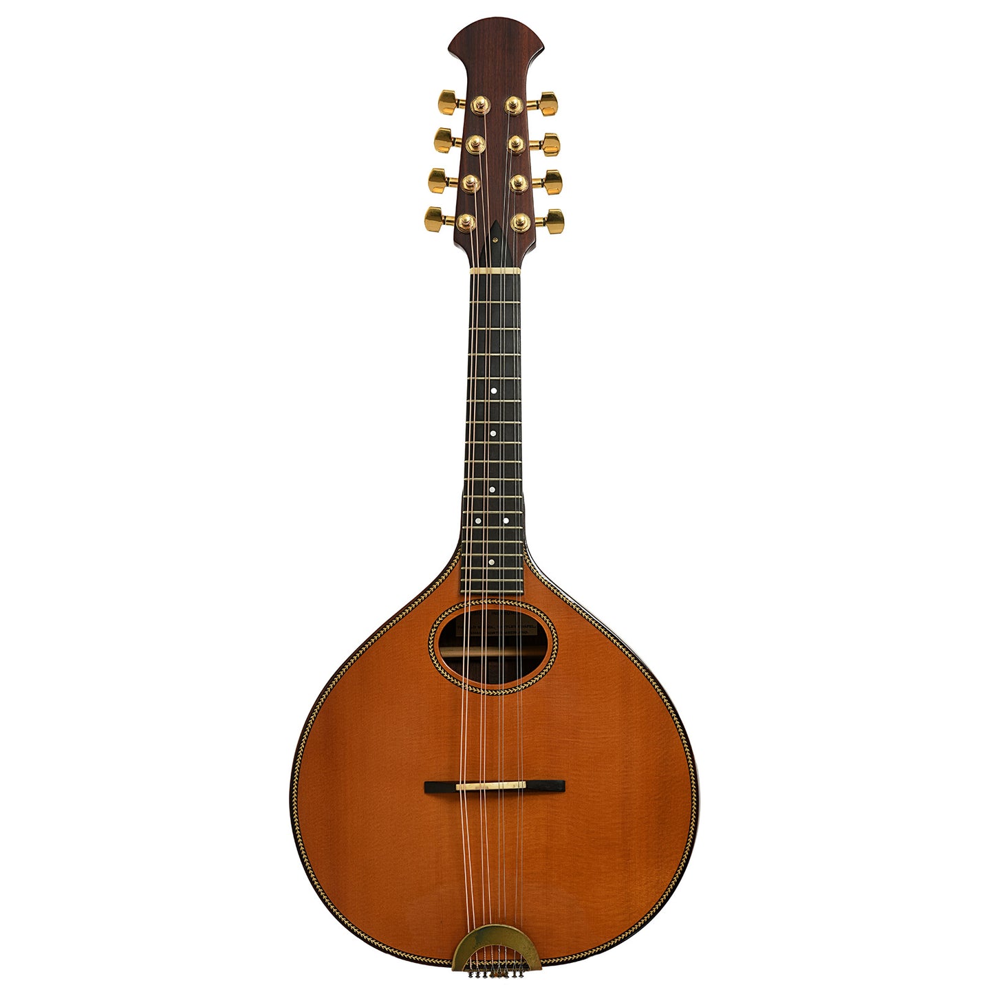 Full front of Stefan Sobell Mandolin 