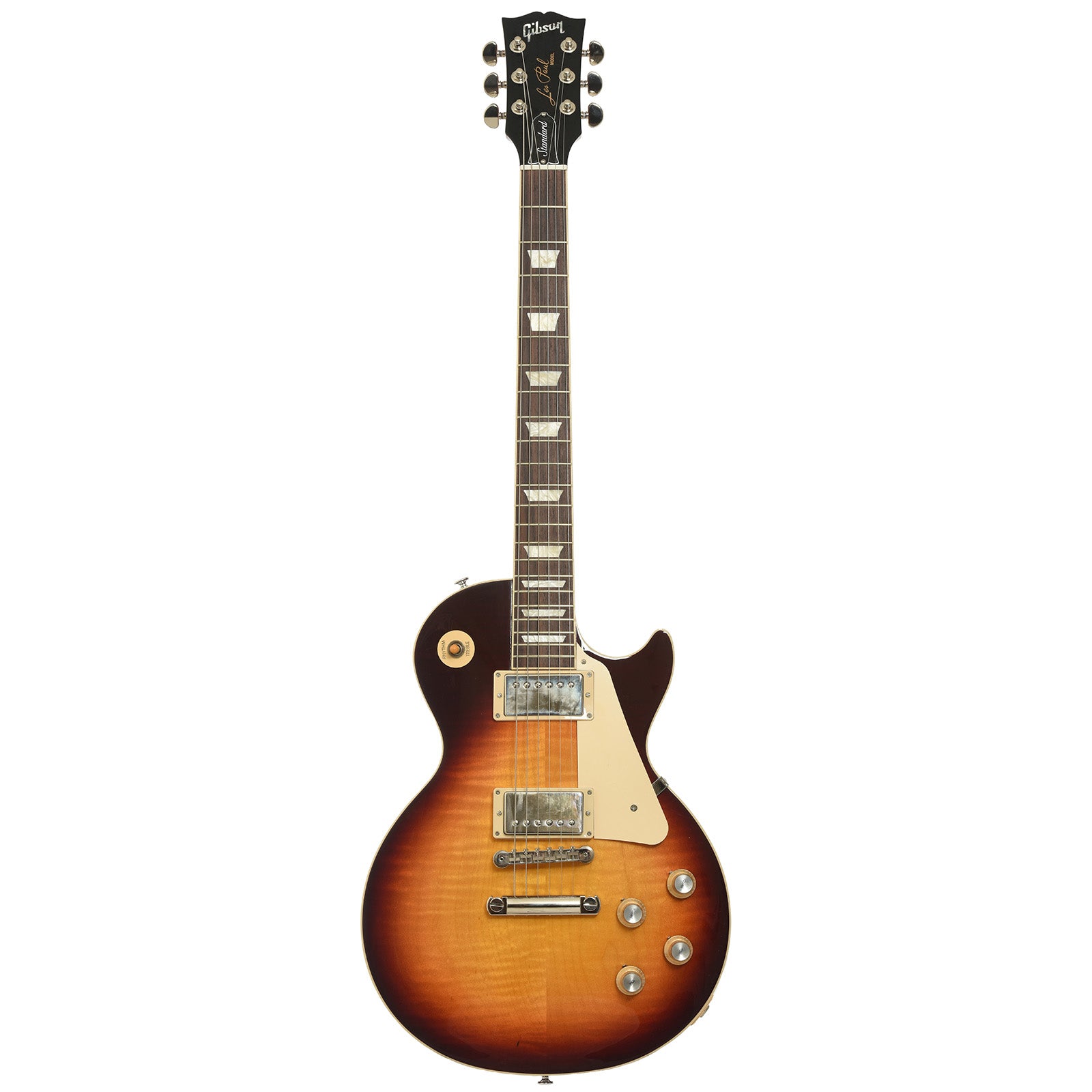 Full front of Gibson Les Paul Standard 60s Figured Electric Guitar 