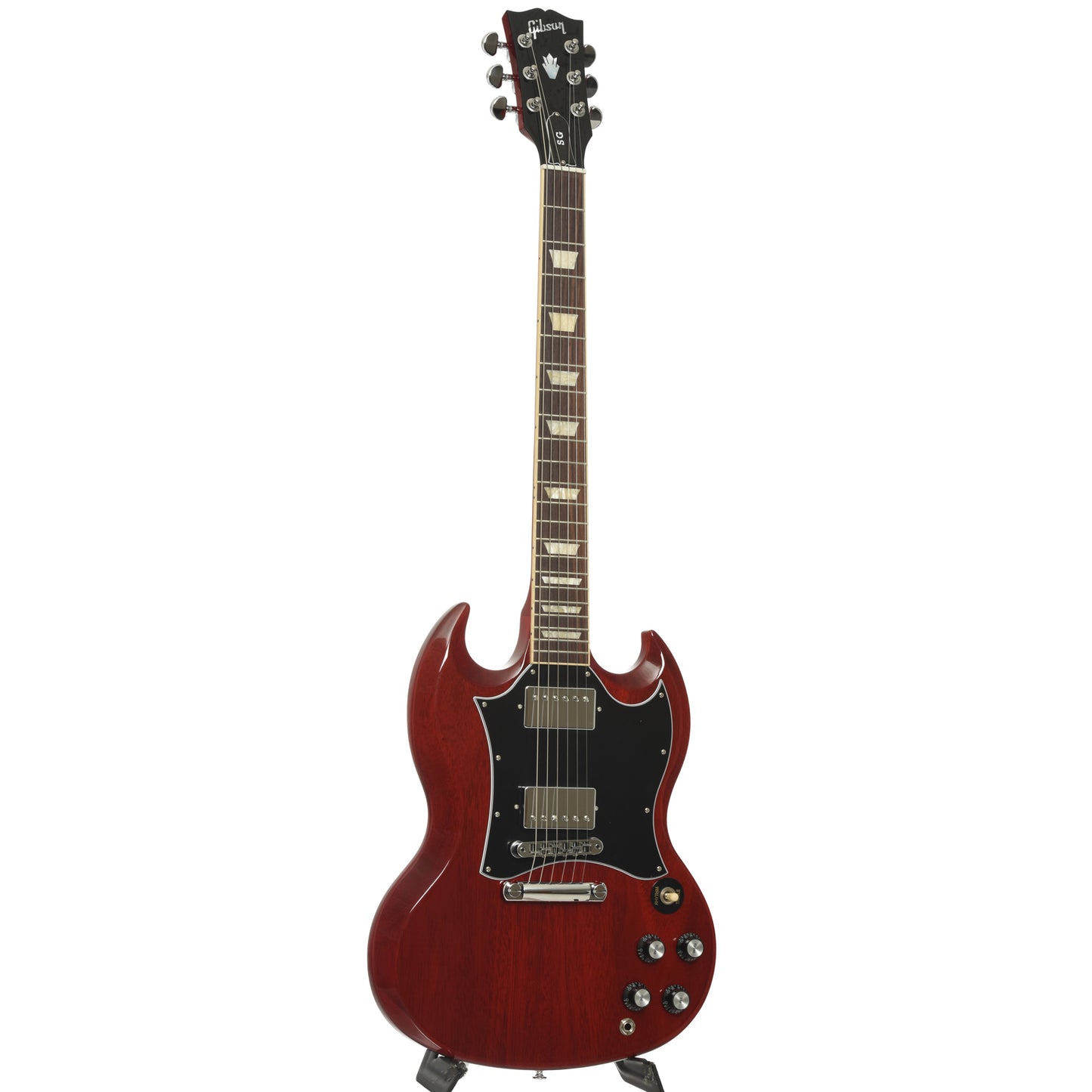 Full front and side of Gibson SG Standard Electric Guitar