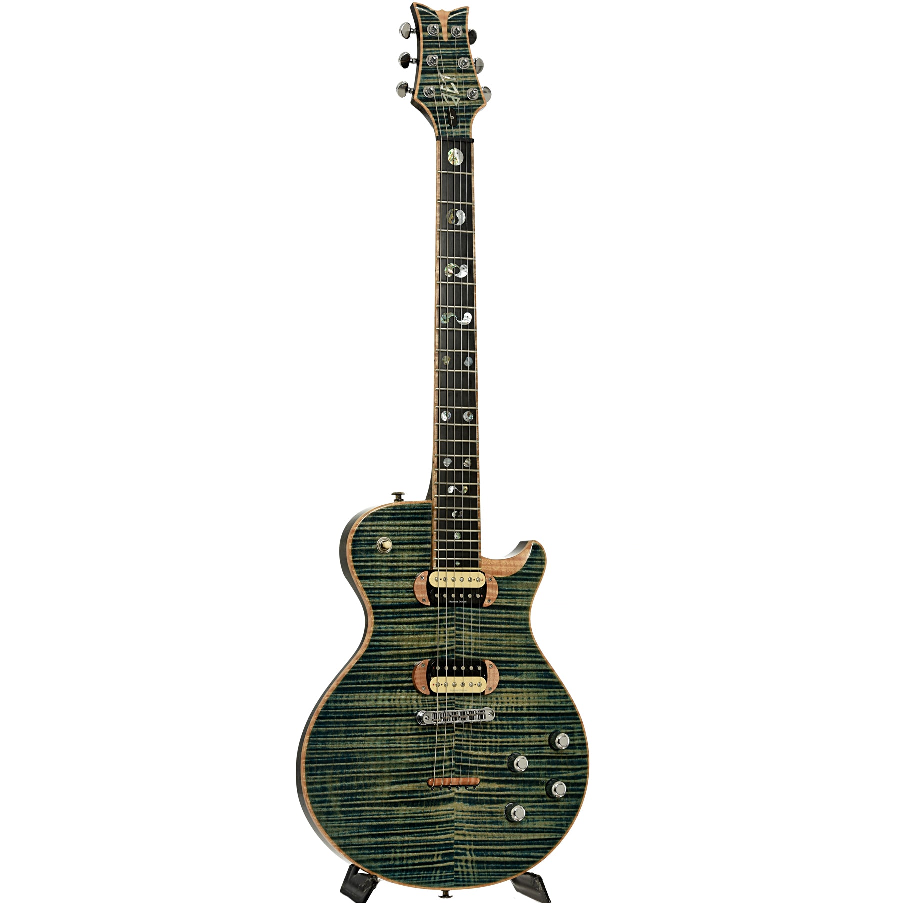 Full front and side of Jet Caldera Electric Guitar