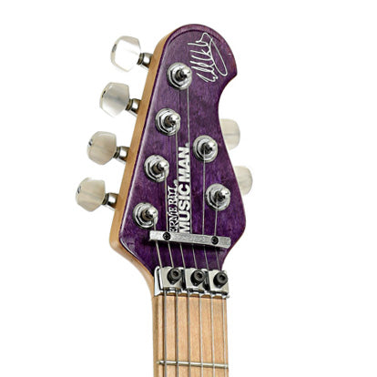 Headstock of Ernie Ball Music Man Eddie Van Halen Signature Model 