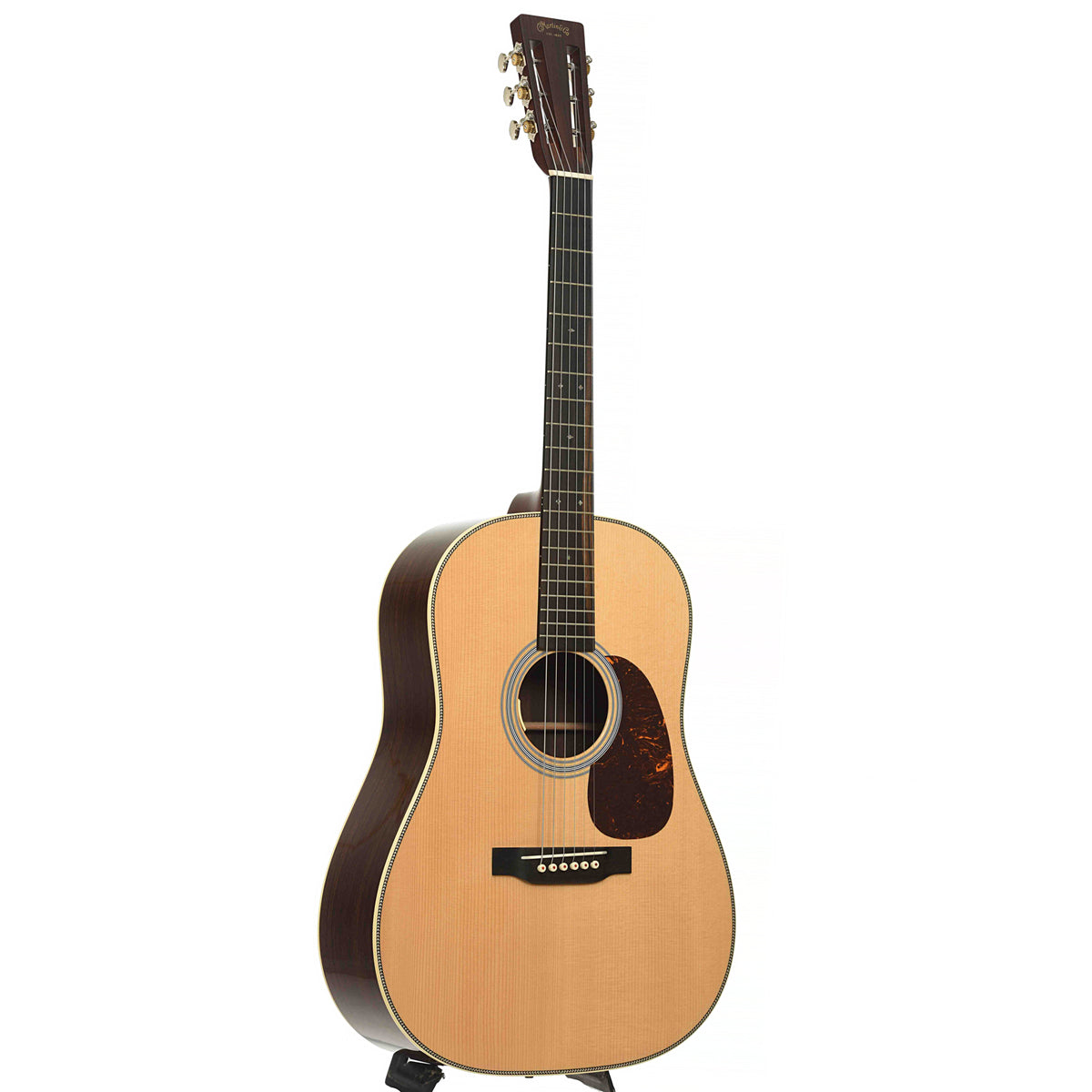 Full front and side of Martin Custom D-28 12-Fret