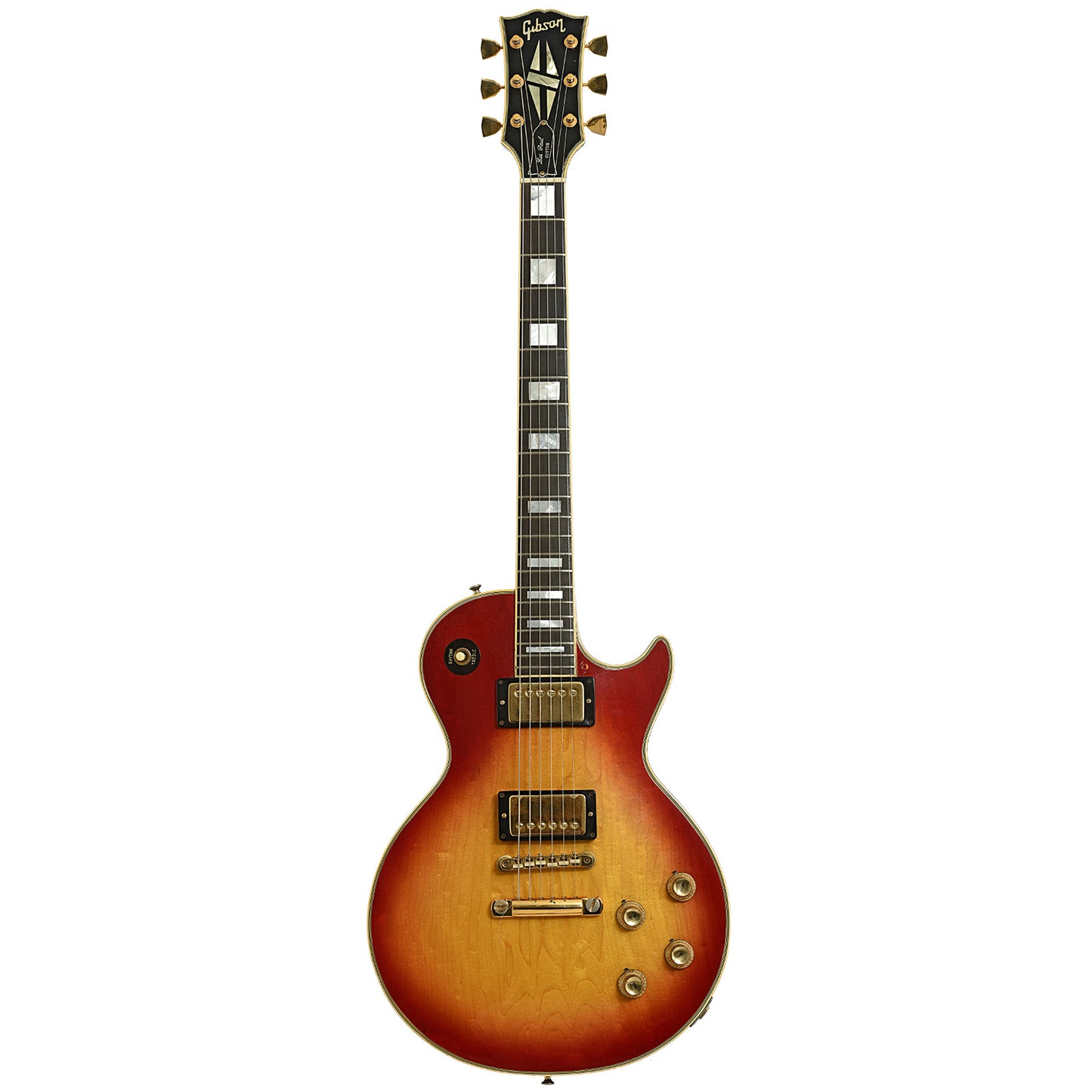 Full front of Gibson Les Paul Custom Electric Guitar