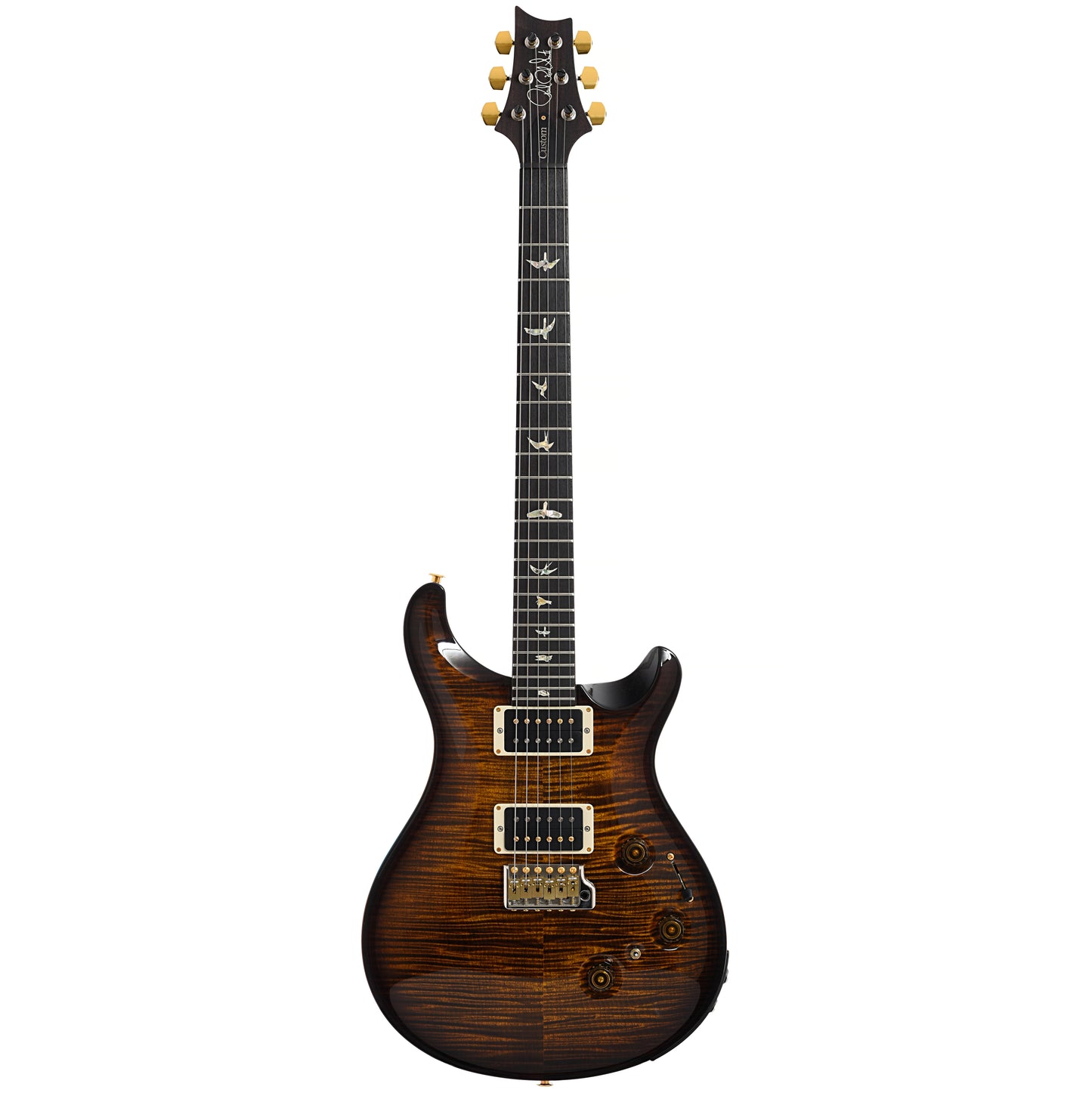 Full front of PRS Custom 24 Piezo Electric Guitar (2022)