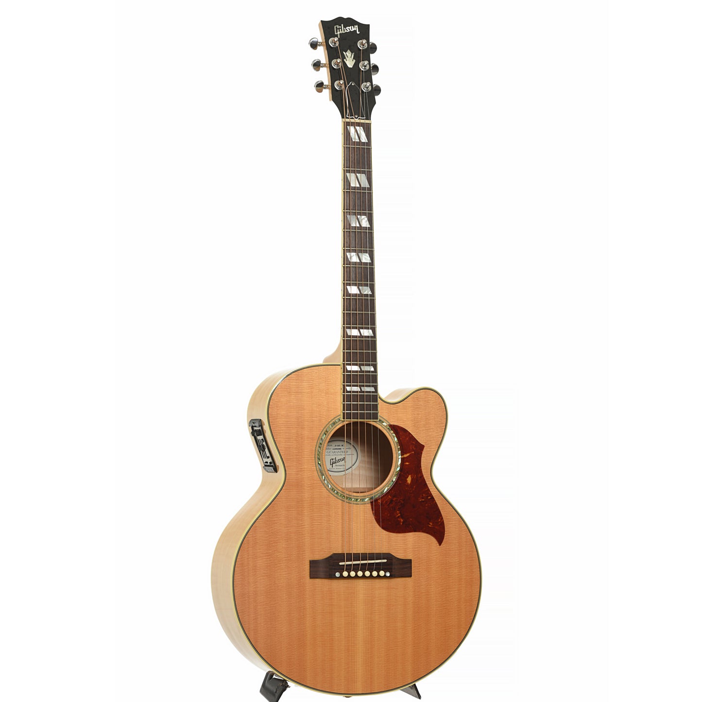 Full front and side of Gibson J-165 EC Acoustic-Electric Guitar 