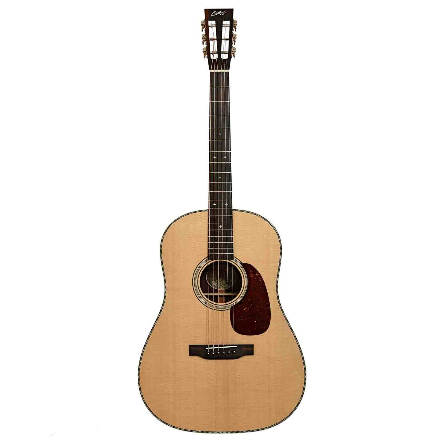 Full Front of Collings DS2H 12-Fret Acoustic Guitar & Case, Shopworn