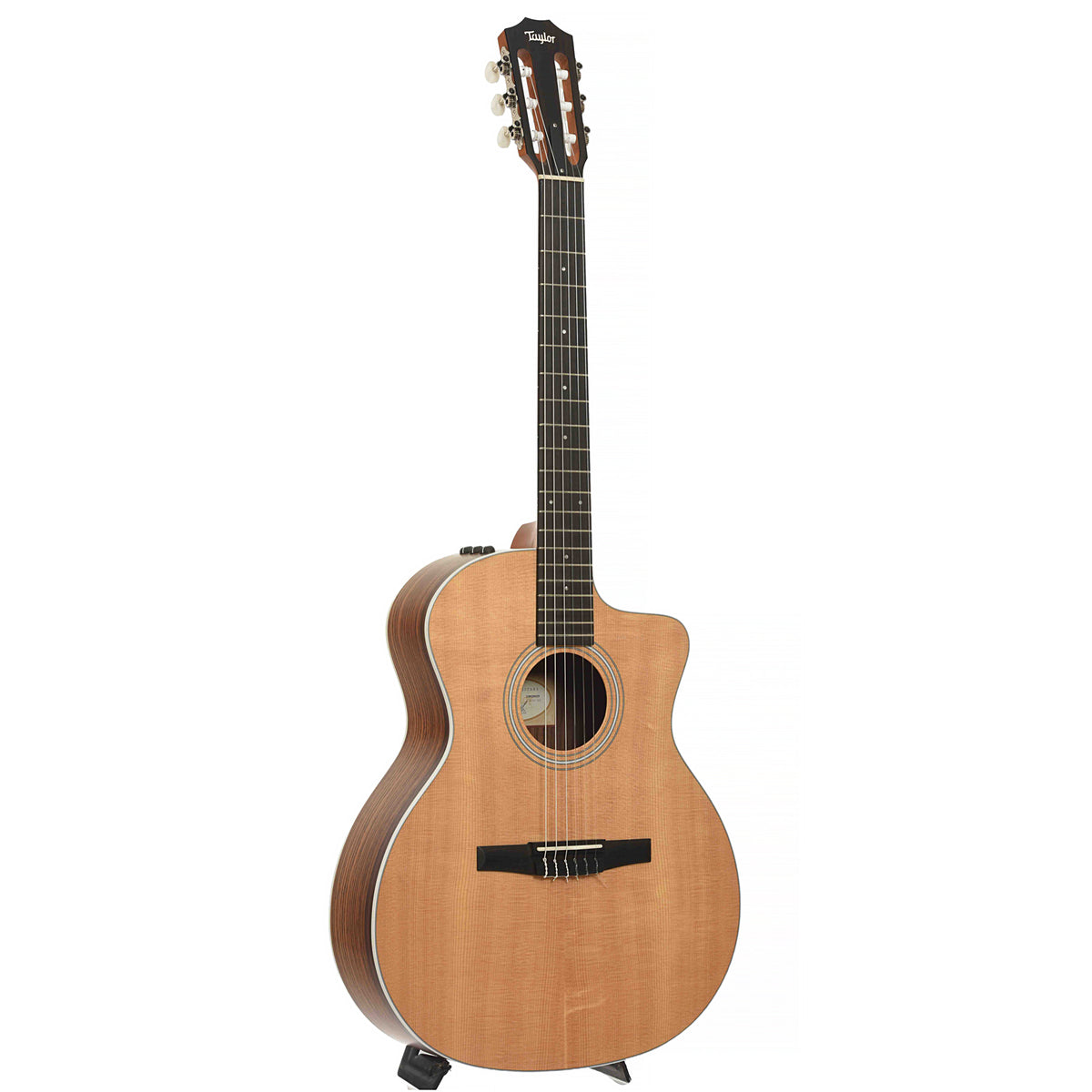 Full front and side of Taylor 214ce-N Plus