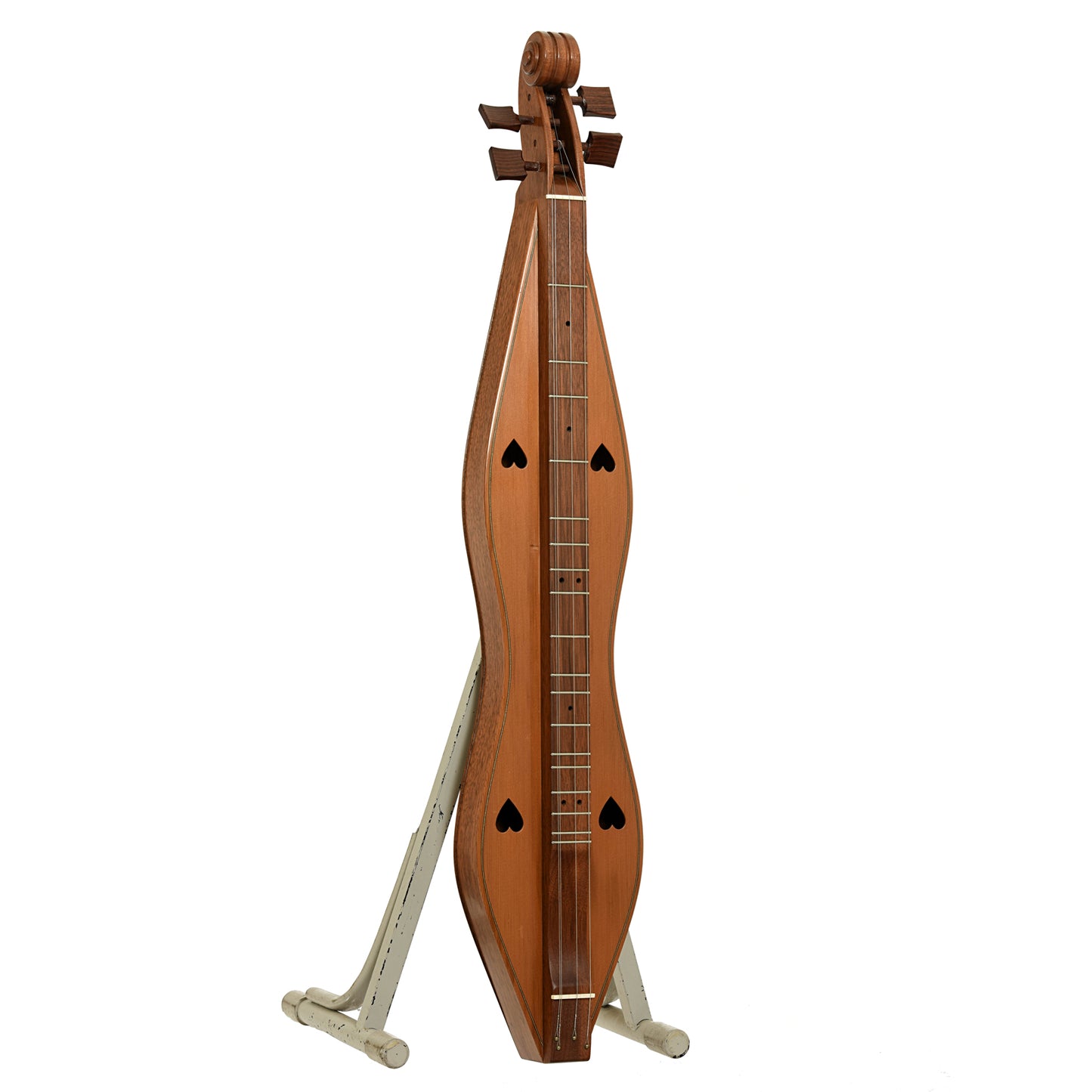 Full front and side of Dennis Dorogi Appalachian Dulcimer