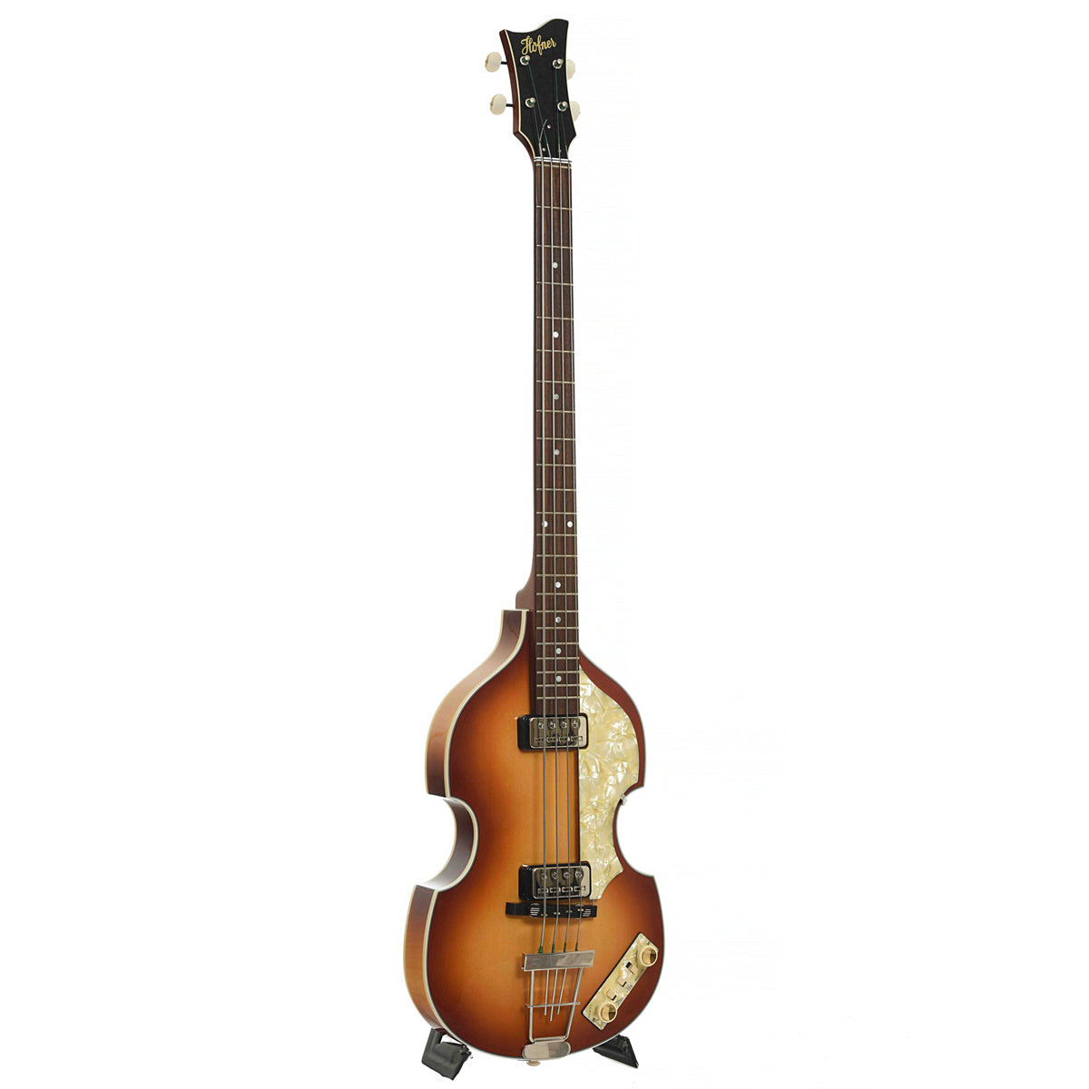 Full front and side of Hofner 500/1  63 Artist Violin Electric Bass