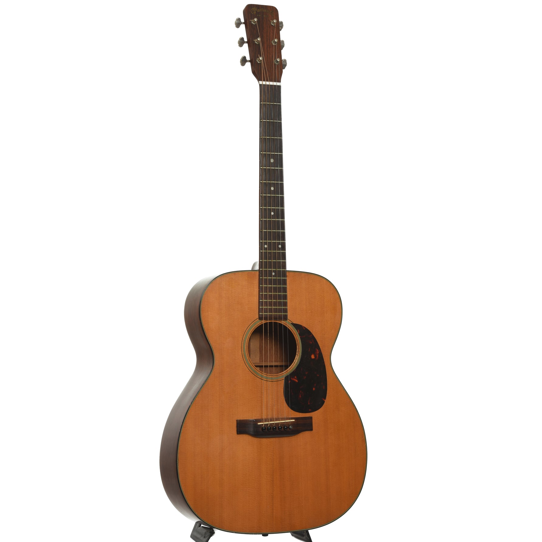 Full front and side of Martin 000-18 Acoustic Guitar 