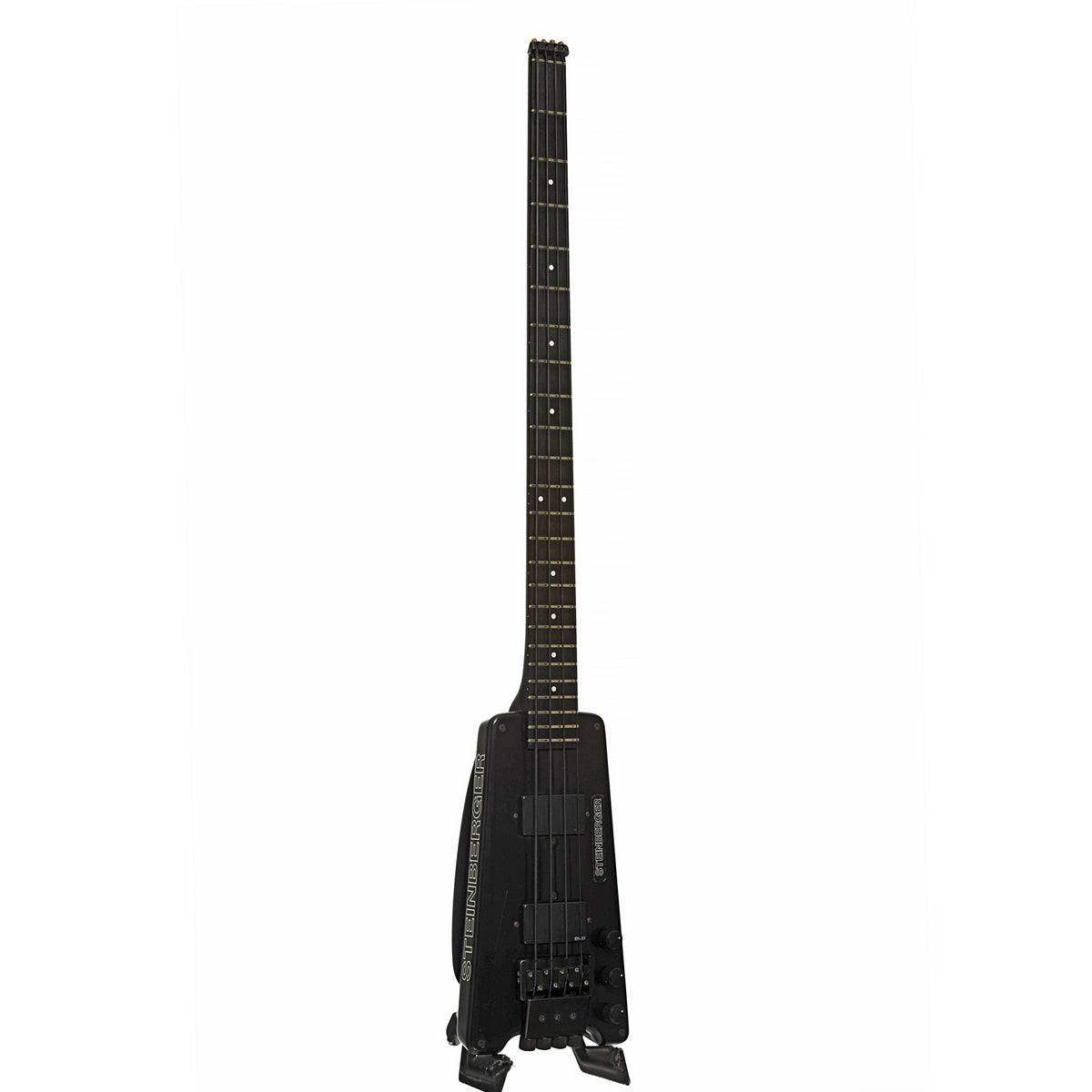 Full front and side of Steinberger L-2 Headless Electric Bass