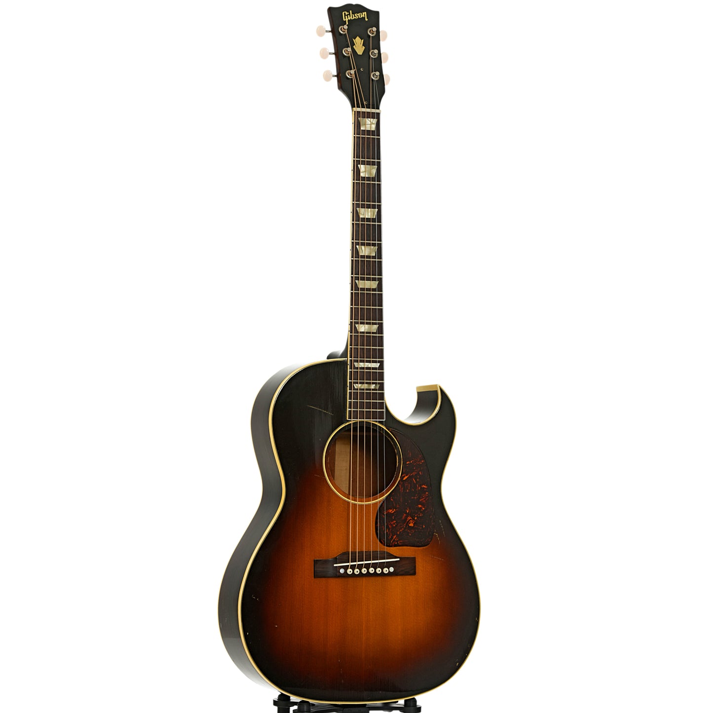 Full front and side of Gibson CF-100 Acoustic Guitar