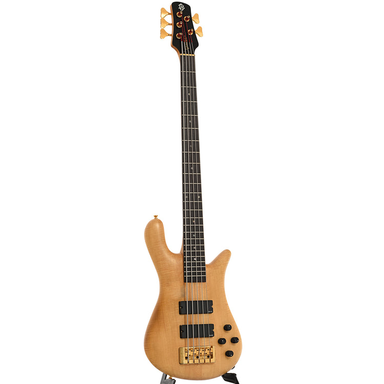 Full front and side of Spector NS5CR 5-String Electric Bass